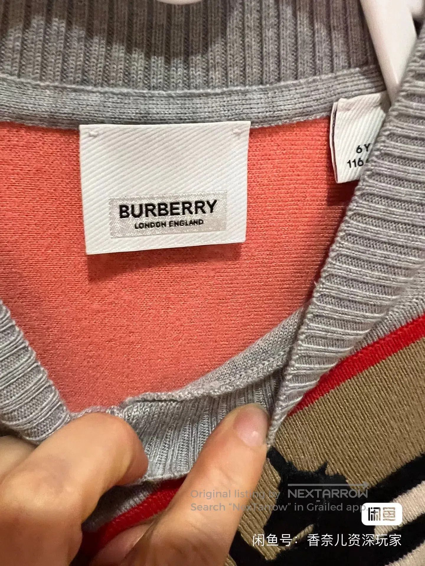 Burberry Burberry Cashmere Sweater Size 6. Size M / US 6-8 / IT 42-44 - 2 Thumbnail