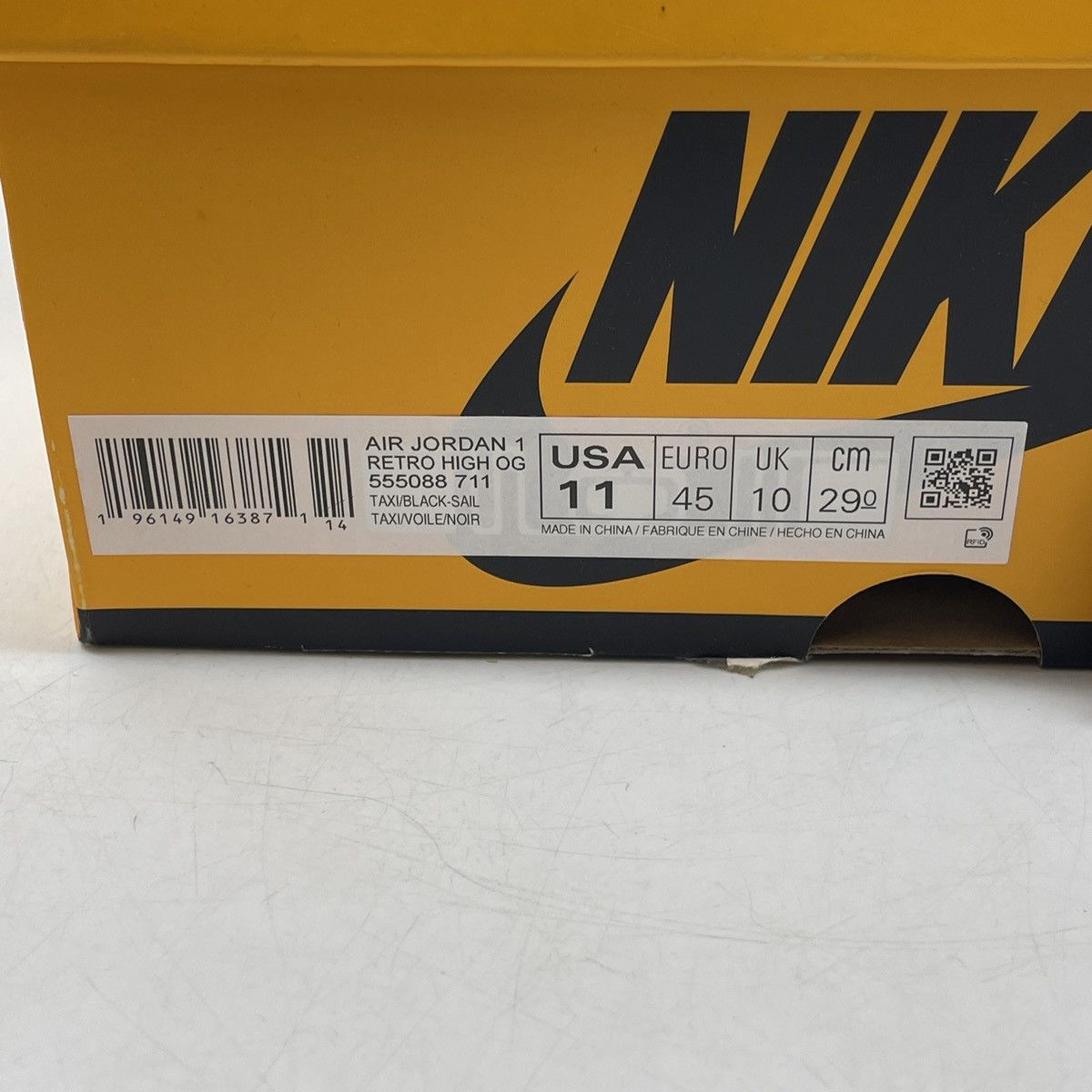 Jordan Brand Air Jordan 1 high yellow toe Size US 11 / EU 44 - 8 Thumbnail