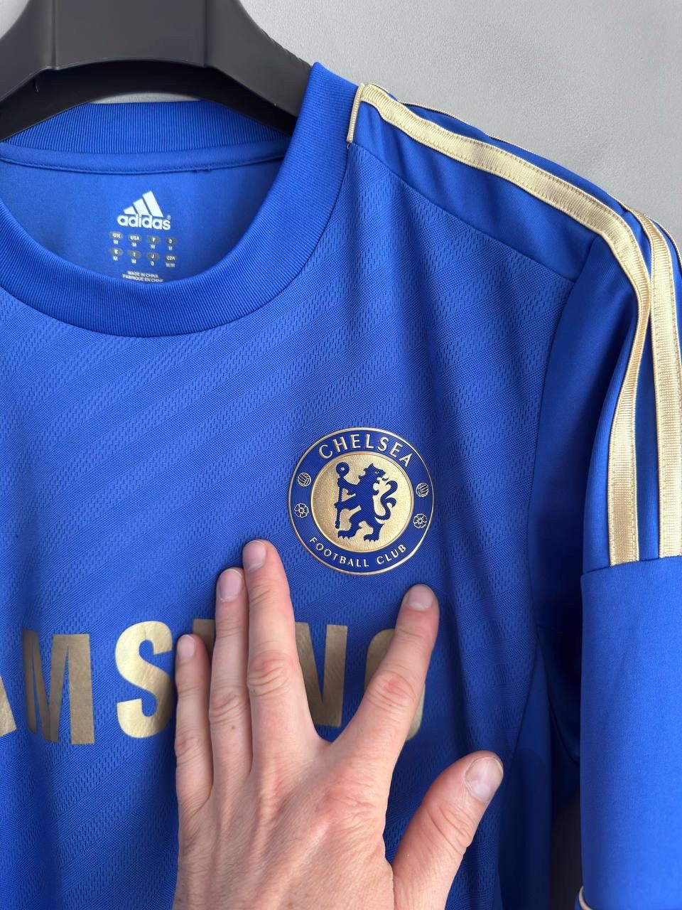 Adidas Chelsea FC 2012/13 Home Long Sleeve Soccer Jersey, Size M Size US M / EU 48-50 / 2 - 5 Thumbnail