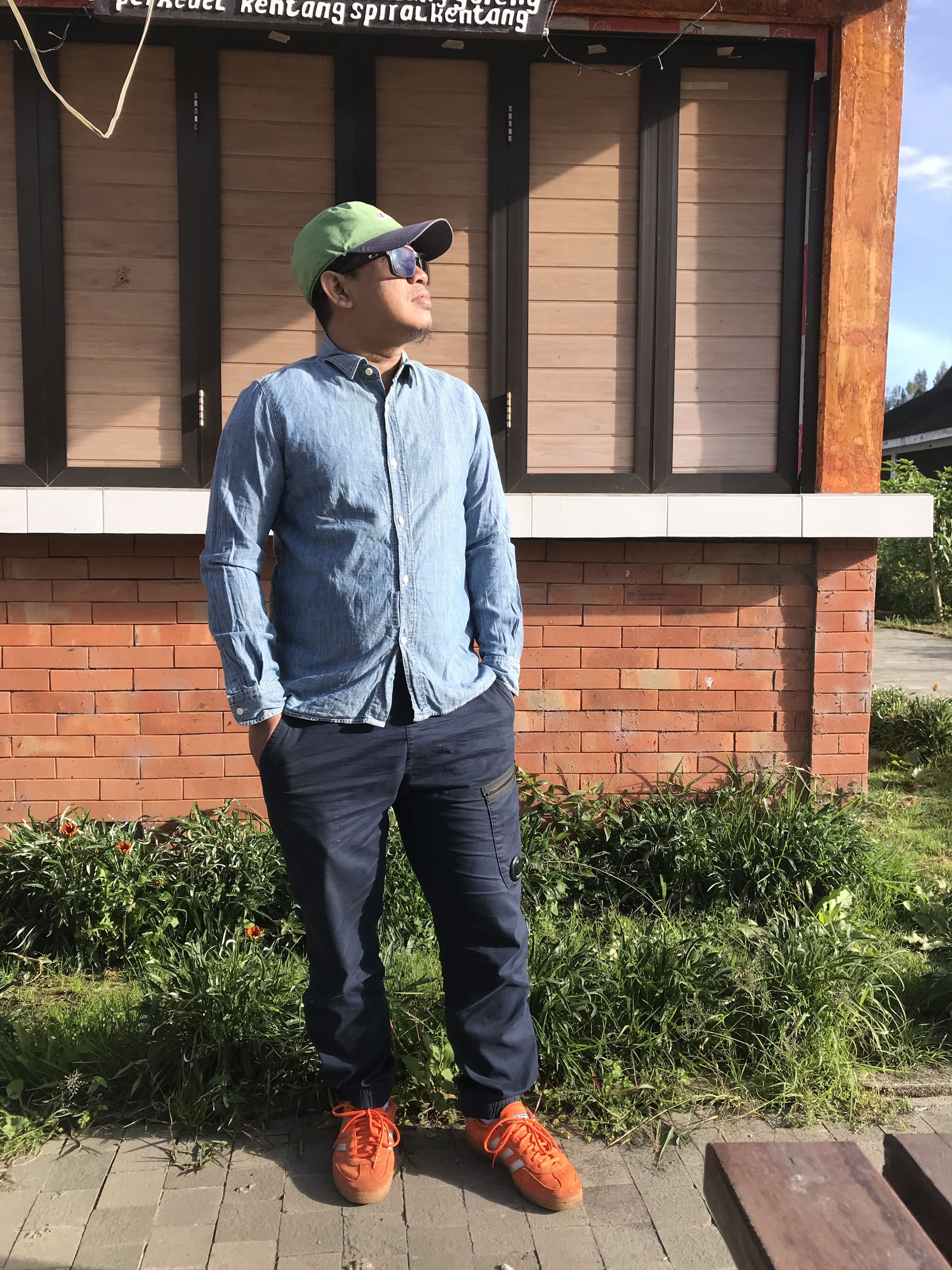 Designer × Japanese Brand Niko and.. Japan Finest Chambray Blue Jeans Long Sleeves Size US M / EU 48-50 / 2 - 9 Thumbnail