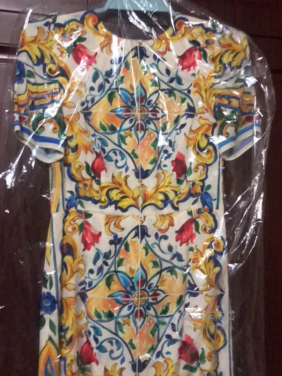 Dolce & Gabbana Dolce Gabbana Silk Floral Dress. Size S / US 4 / IT 40 - 1 Thumbnail