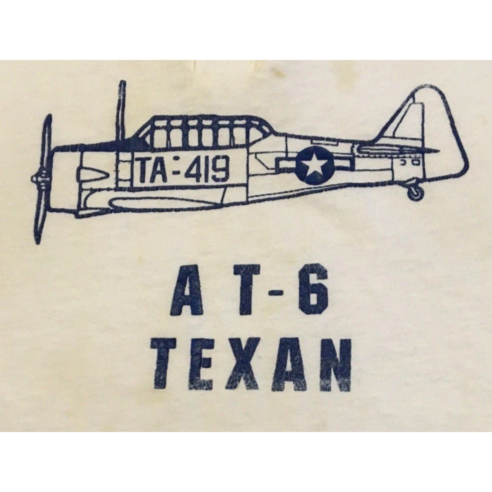 Vintage VINTAGE T-6 Texan Aircraft Polo Shirt XS Boxy White US Air Force Army 80s Grunge Graphic Tee Sleeping? Size US XS / EU 42 / 0 - 2 Thumbnail