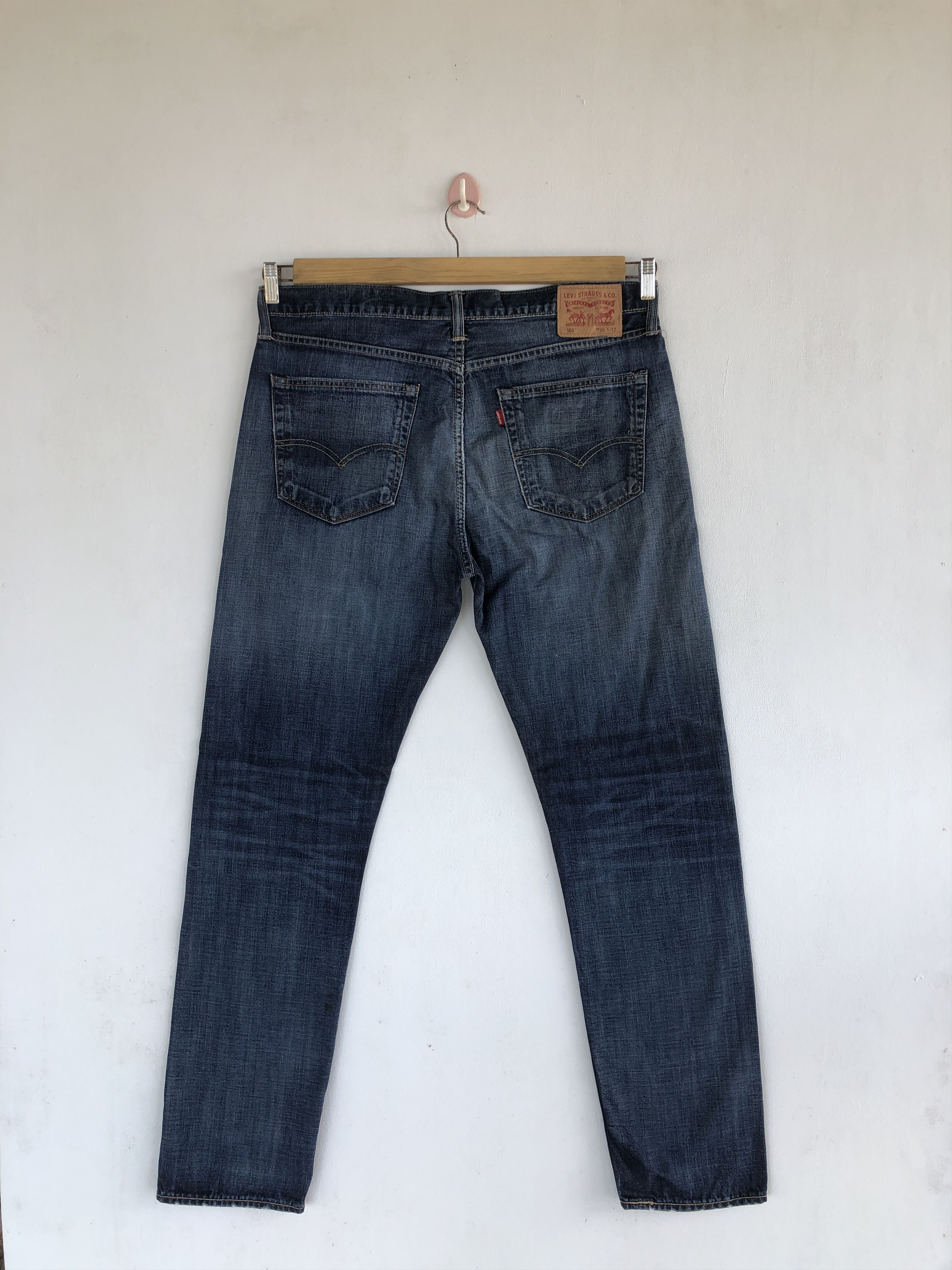 Levi's Vintage Levis Distressed Faded Wash Jeans Levi's 508 Denim Size US 36 / EU 52 - 2 Thumbnail