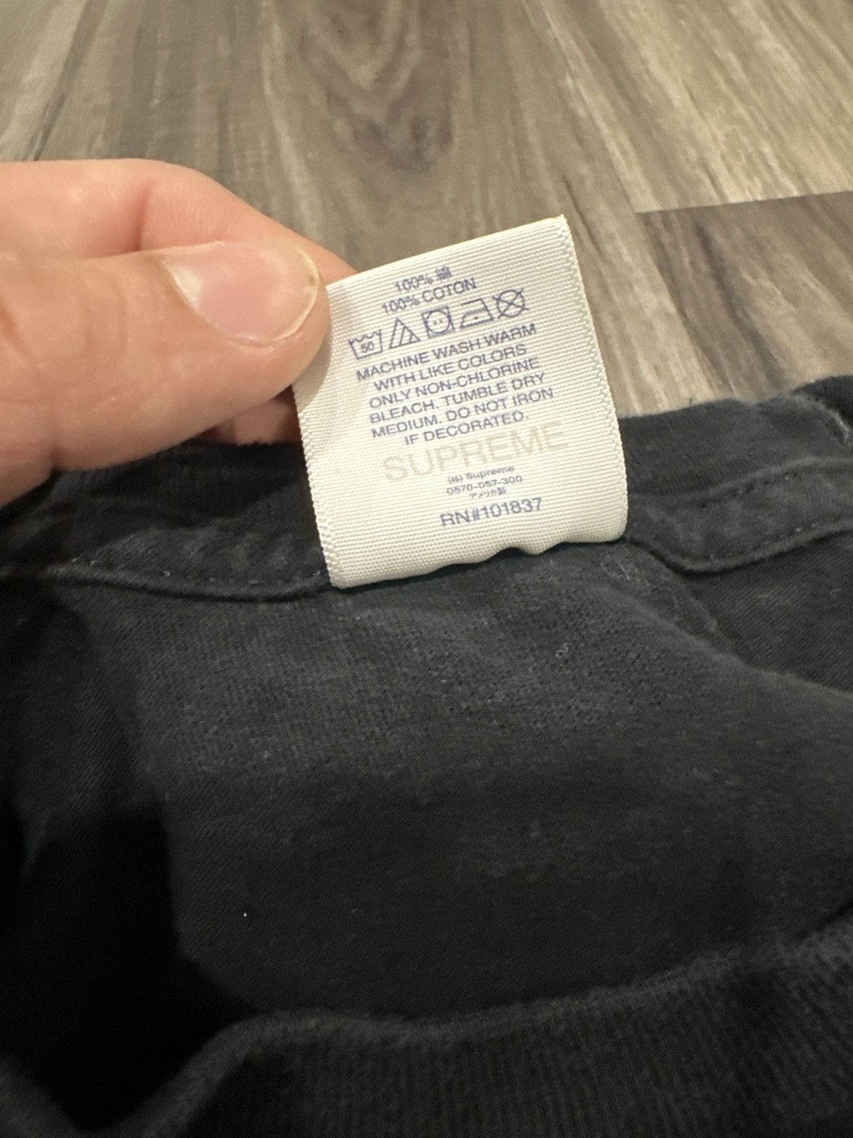 Supreme SUPREME BRACES TEE FW22 Size US S / EU 44-46 / 1 - 4 Thumbnail