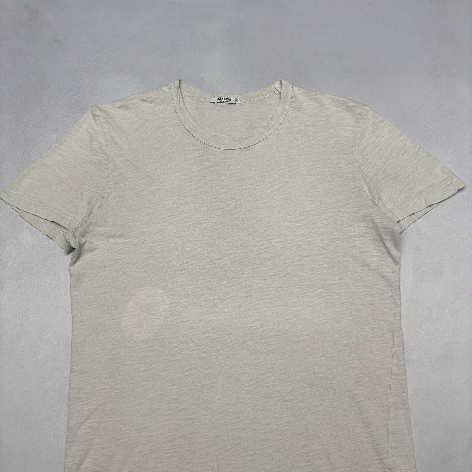 Buck Mason Buck Mason Slub Curved Hem T Shirt Men's XS Americana Size US XS / EU 42 / 0 - 2 Thumbnail