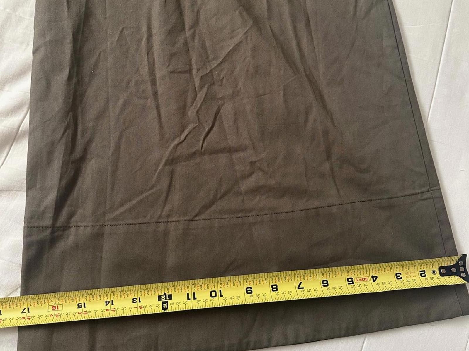 Other Prose & Poetry “Aiden” Wide-Leg Paper-Bag Pants – S - Olive Size 28" / US 6 / IT 42 - 8 Thumbnail