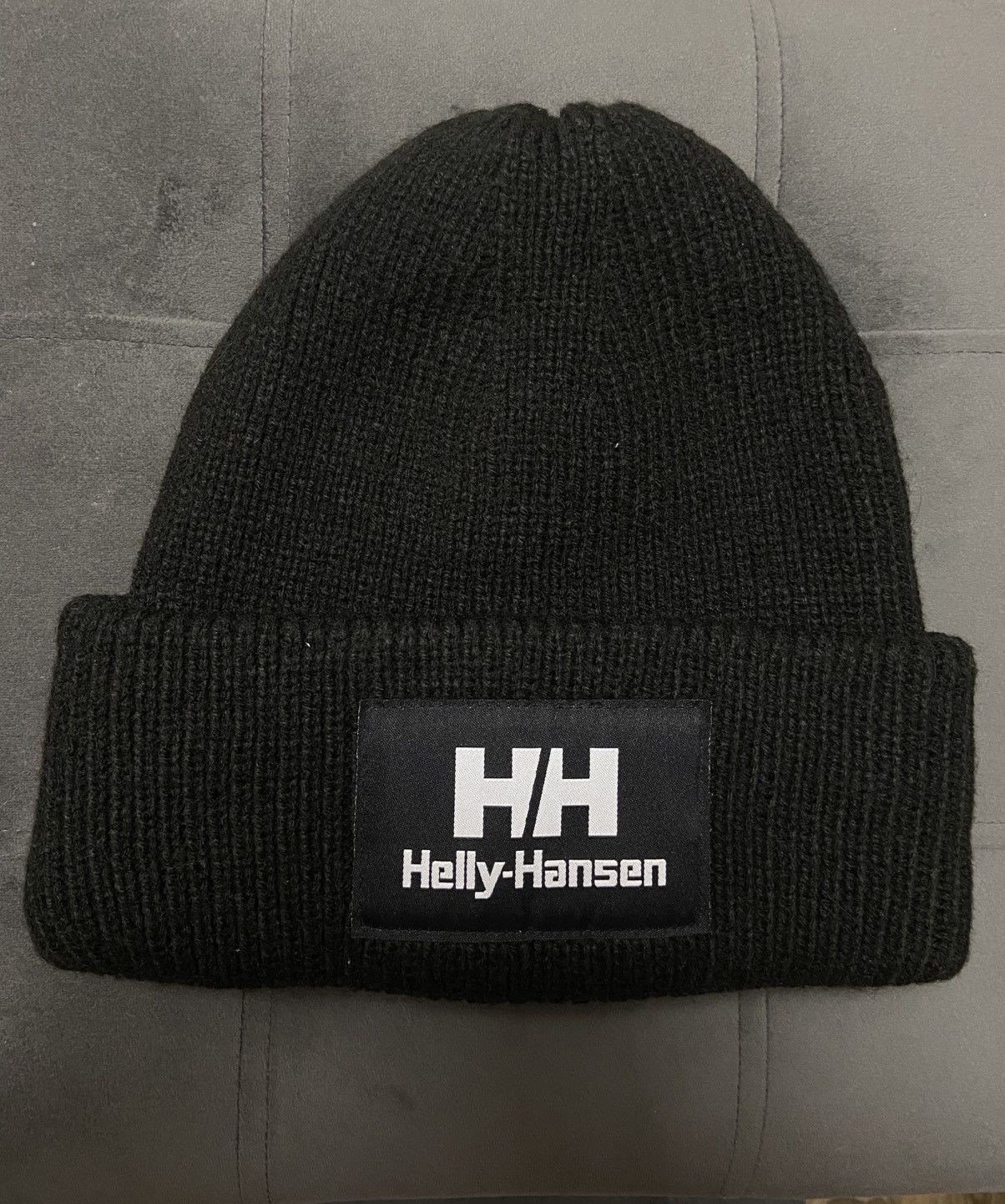 Helly Hansen Helly Hansen HH logo beanie hat black Knit winter warm STD Size ONE SIZE - 3 Thumbnail