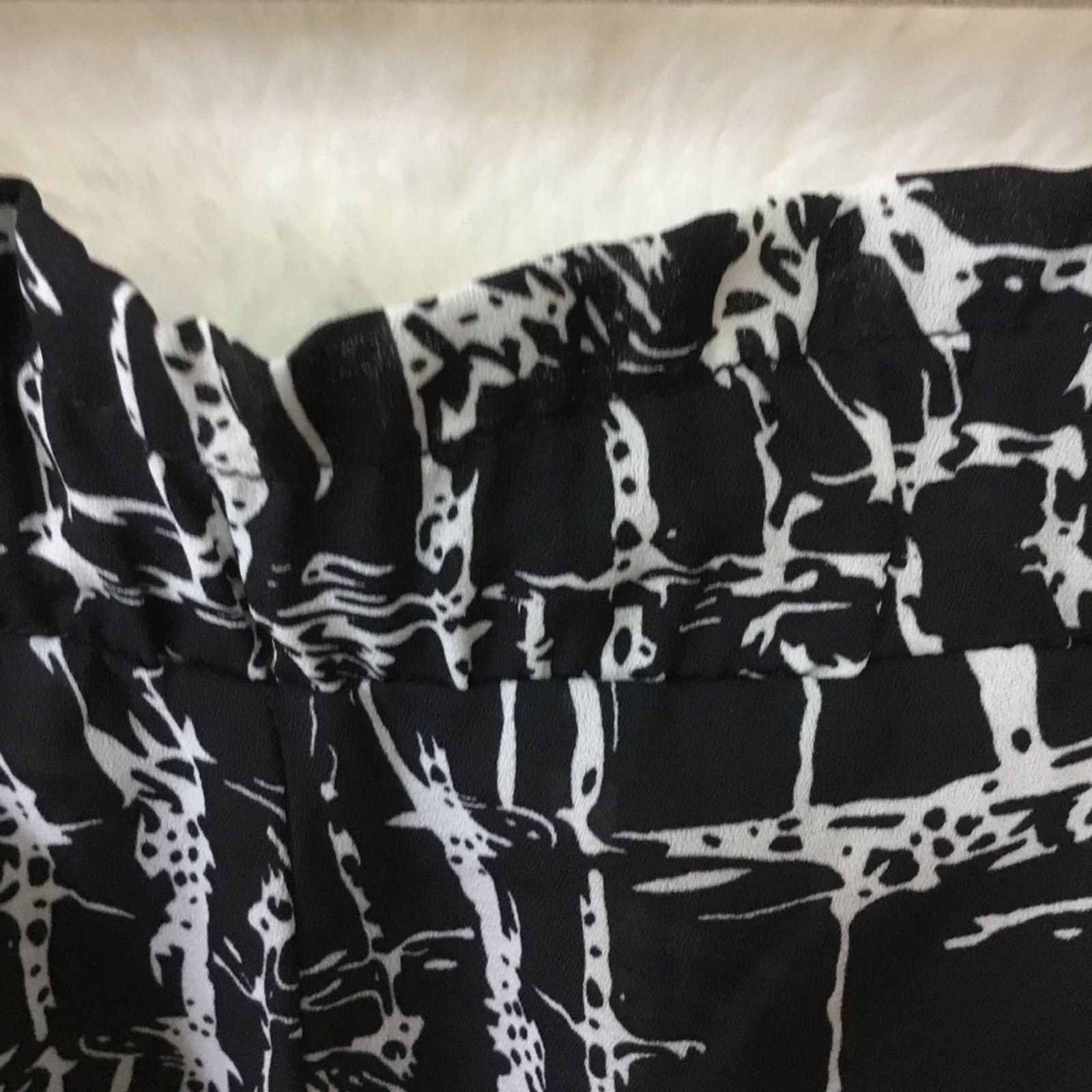 Other Bishop + Young Black Pattern Sheer Pants Size 32" / US 10 / IT 46 - 6 Thumbnail