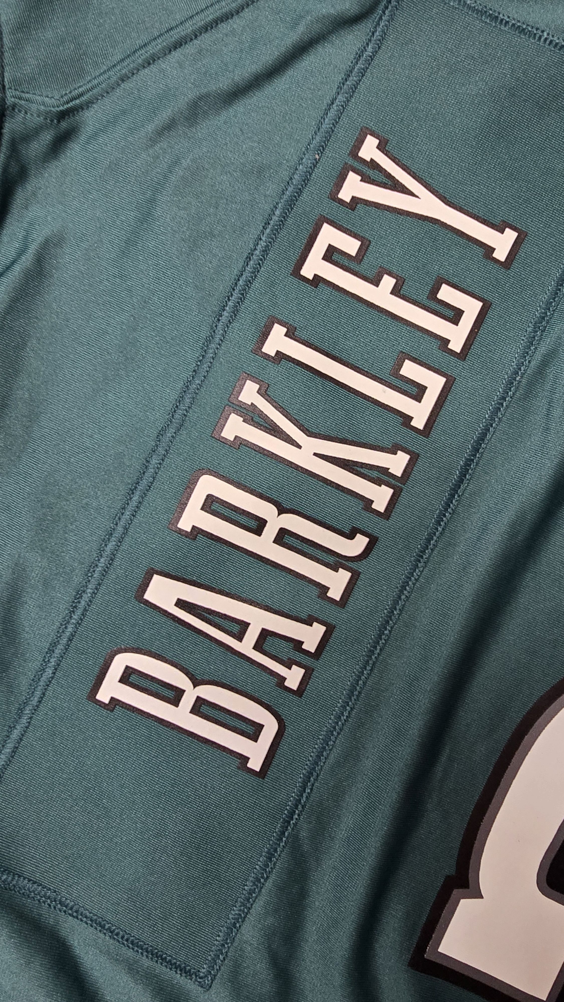 Nike Philadelphia Eagles Barkley Midnight Green Game Jersey Size US XL / EU 56 / 4 - 11 Thumbnail