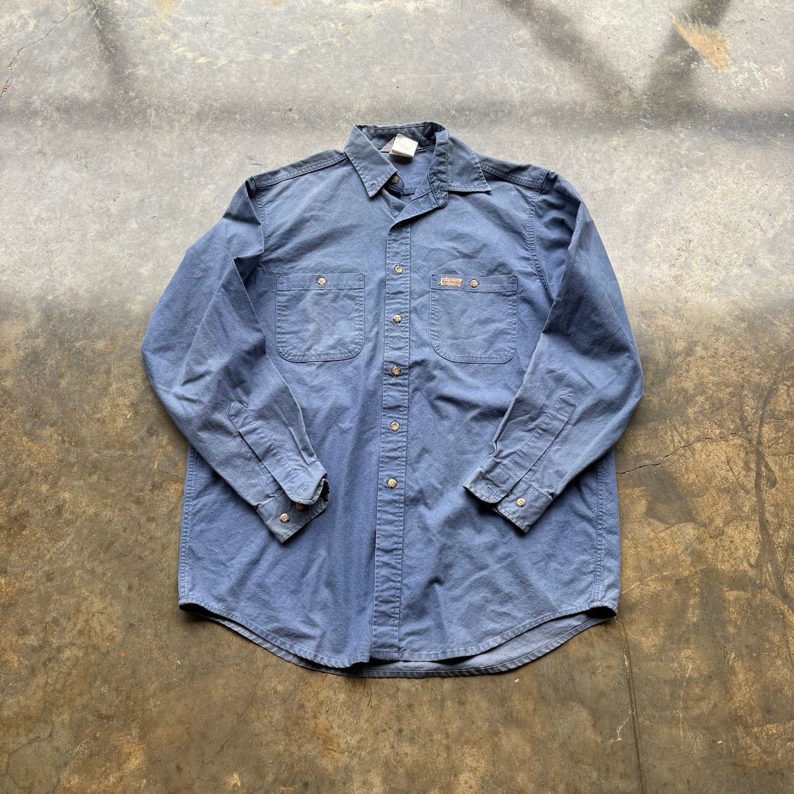 Carhartt Vintage faded Carhartt Work Shirt Size US XL / EU 56 / 4 - 1 Thumbnail