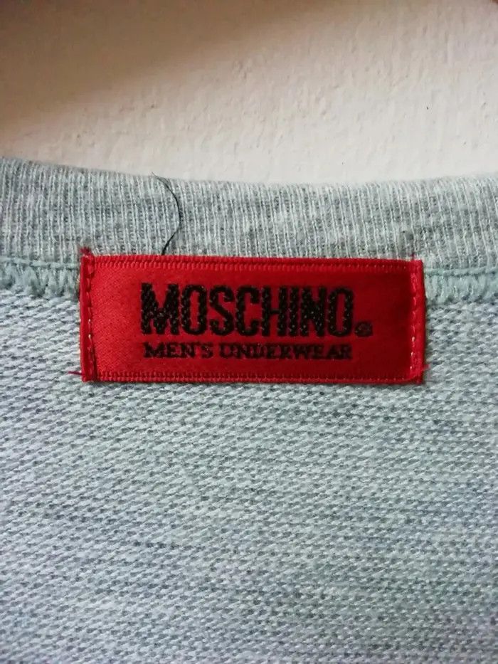 Moschino Lot of 2 Size M&L Moschino Men's Underwear Plain T-Shirt Size US L / EU 52-54 / 3 - 8 Thumbnail