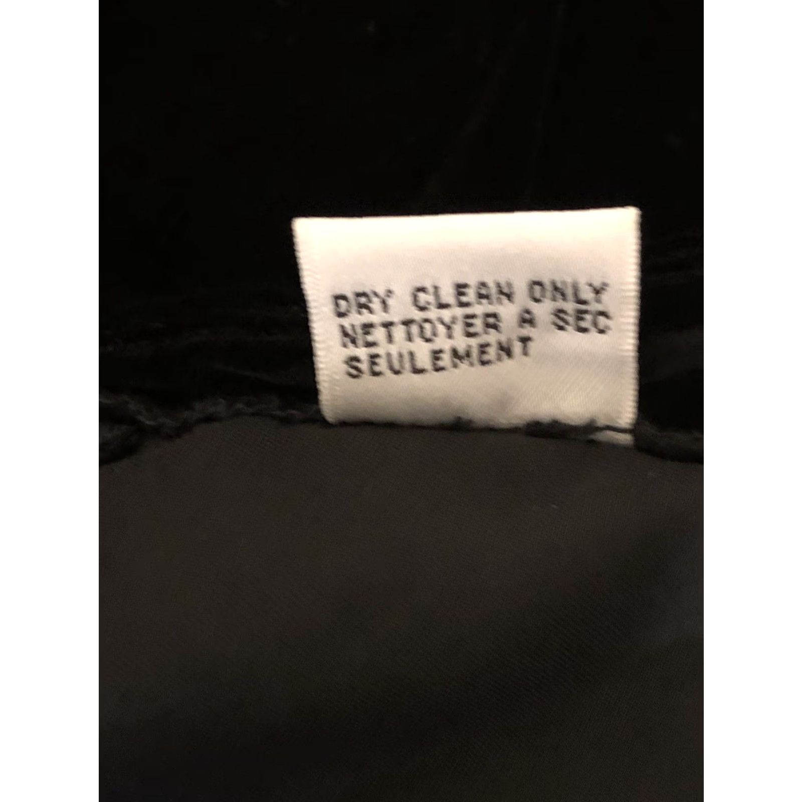 Talbots Talbots A-Line Velvet Maxi Skirt 8 Black 28"W Elastic Fairy Gothic Dark Whimsy Women anniversary? Size 30" / US 8 / IT 44 - 5 Thumbnail