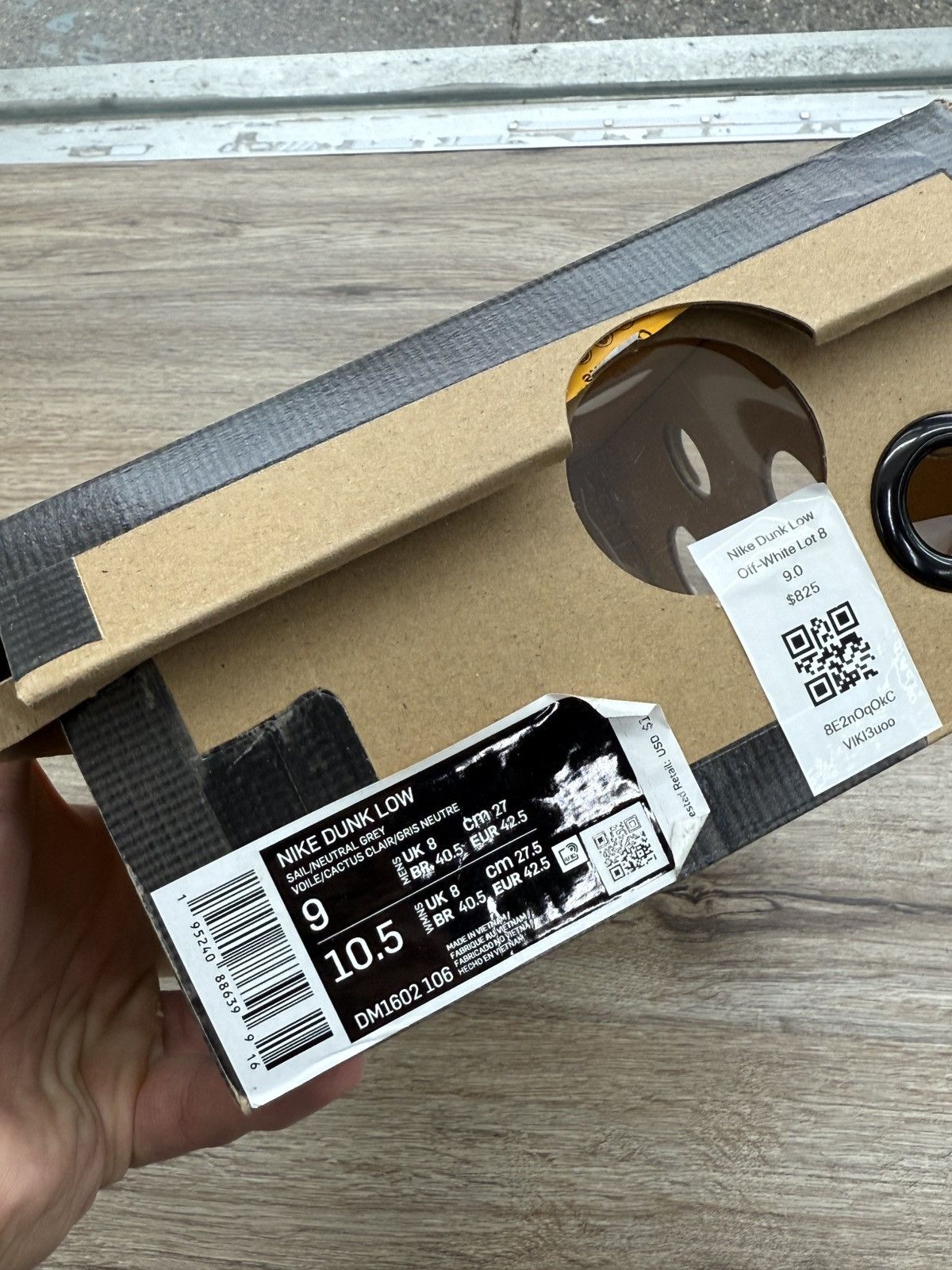Nike × Off-White Off White Nike Lot 8/50 Dunks Size US 9 / EU 42 - 8 Thumbnail