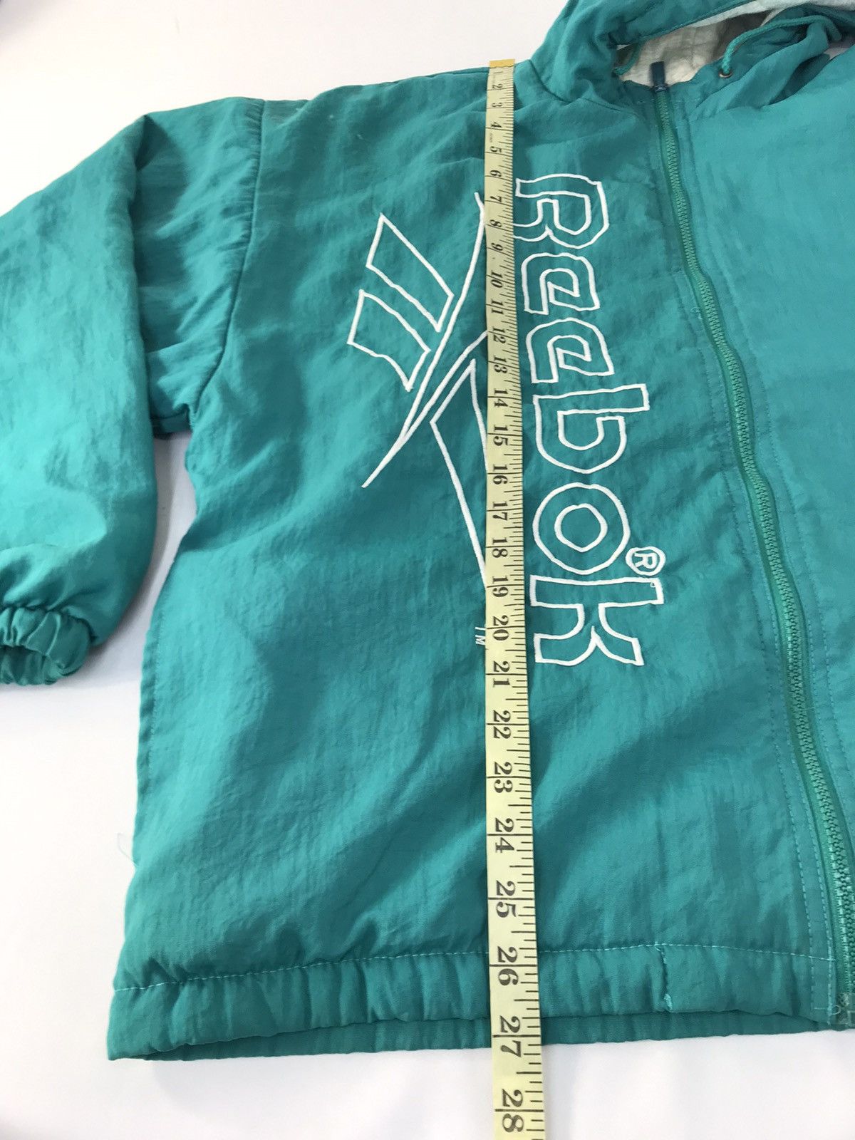 Reebok 90s Reebok Hooded Quilted Jacket Embroidery Big Log Size US XL / EU 56 / 4 - 10 Thumbnail