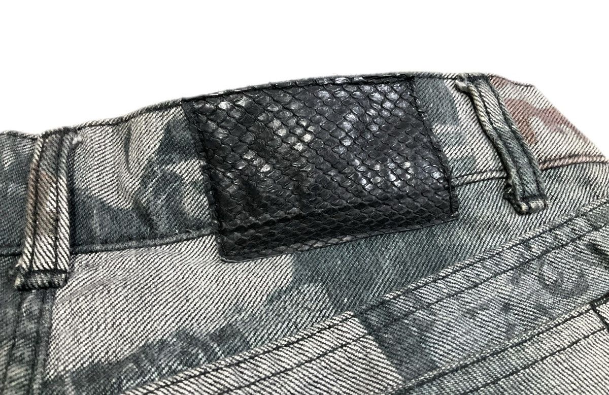 5351 POUR LES HOMMES × If Six Was Nine × Japanese Brand 🔥Archived 5351 Pour Les Hommes Fray Denim Photograph Print Size US 29 - 9 Thumbnail
