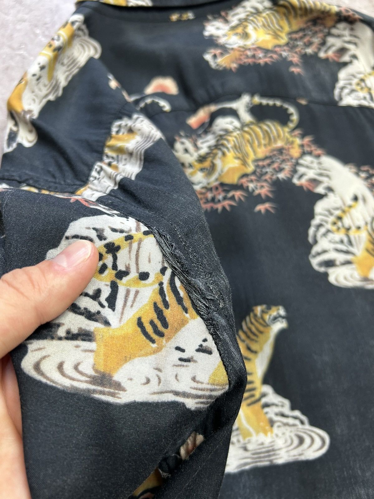 Allsaints Allsaints Tiger crazy Hawaiian shirt Size US XL / EU 56 / 4 - 12 Thumbnail