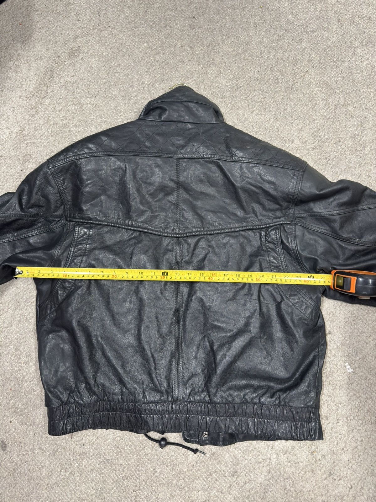 Other 100% genuine leather Black leather bomber jacket Size US XL / EU 56 / 4 - 5 Thumbnail