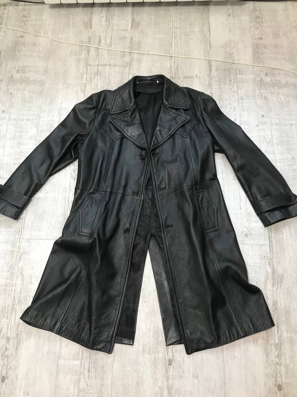 Vintage leather coat Size US XL / EU 56 / 4 - 1 Thumbnail
