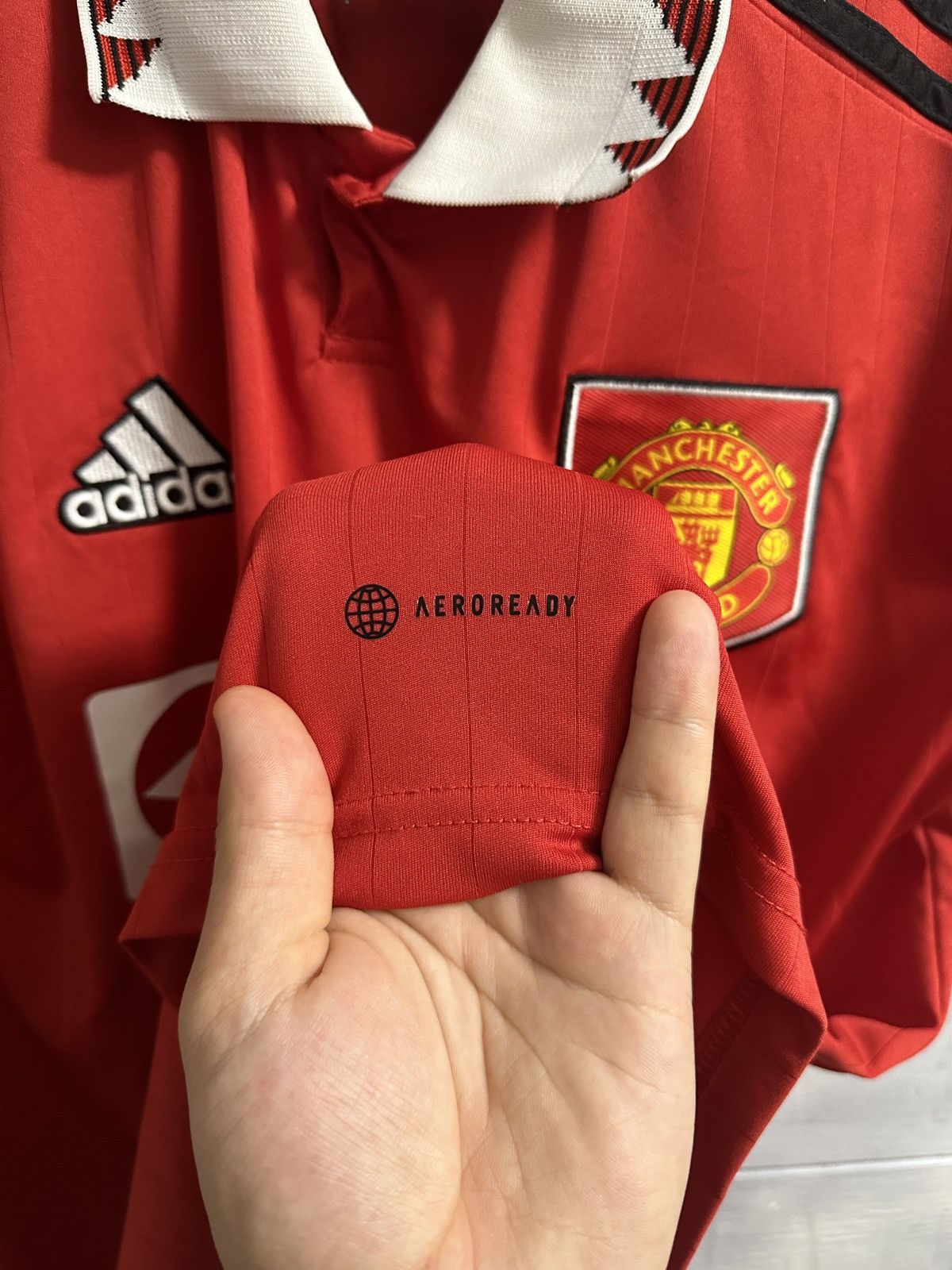 Adidas Rare Soccer Jersey B.Fernandez Manchester United Adidas 2022 Size US M / EU 48-50 / 2 - 10 Thumbnail