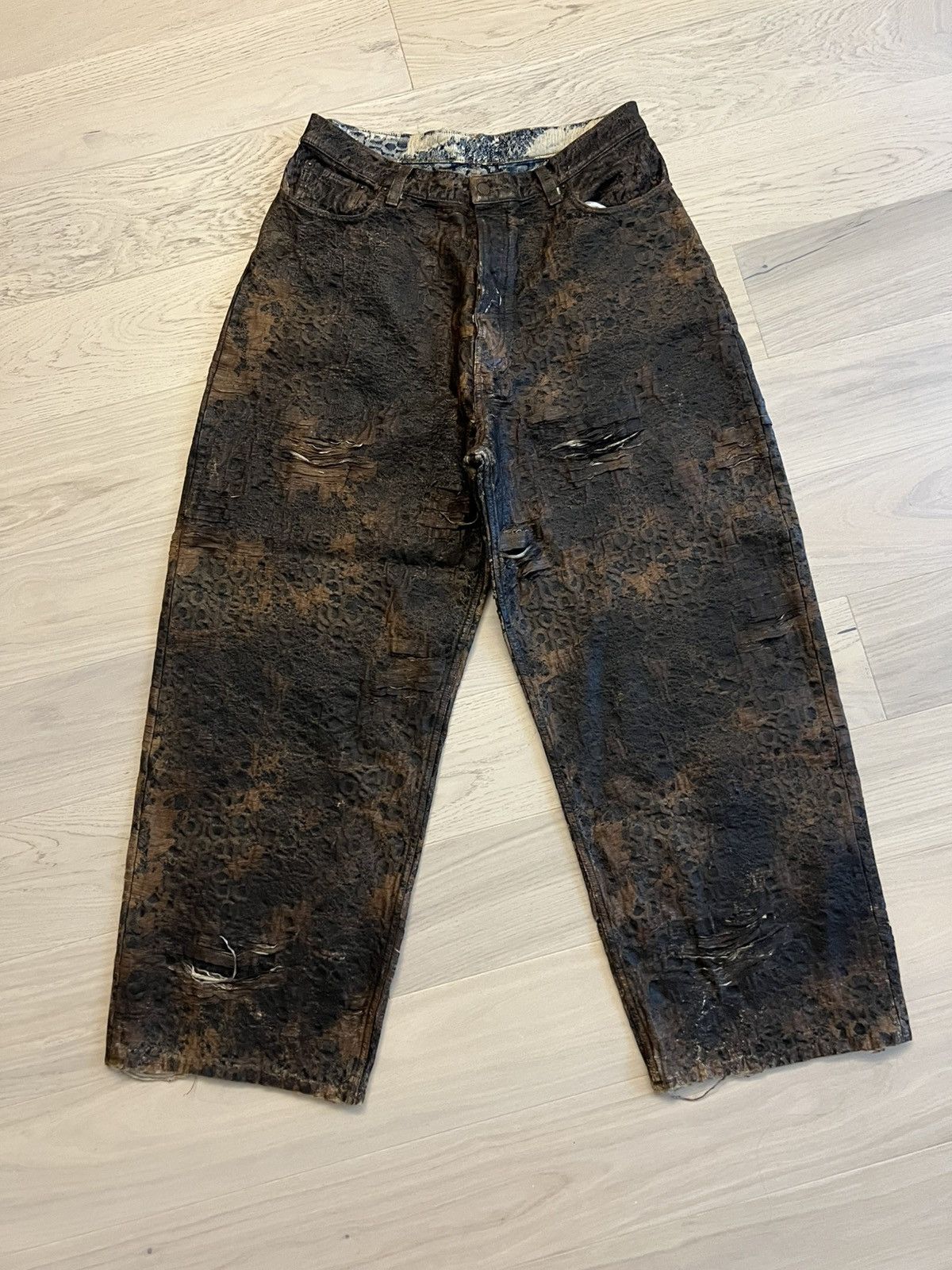 パンツ Acne Studios 2022 Moth Brown Denim Acne Studios 2022 Moth Brown Denim