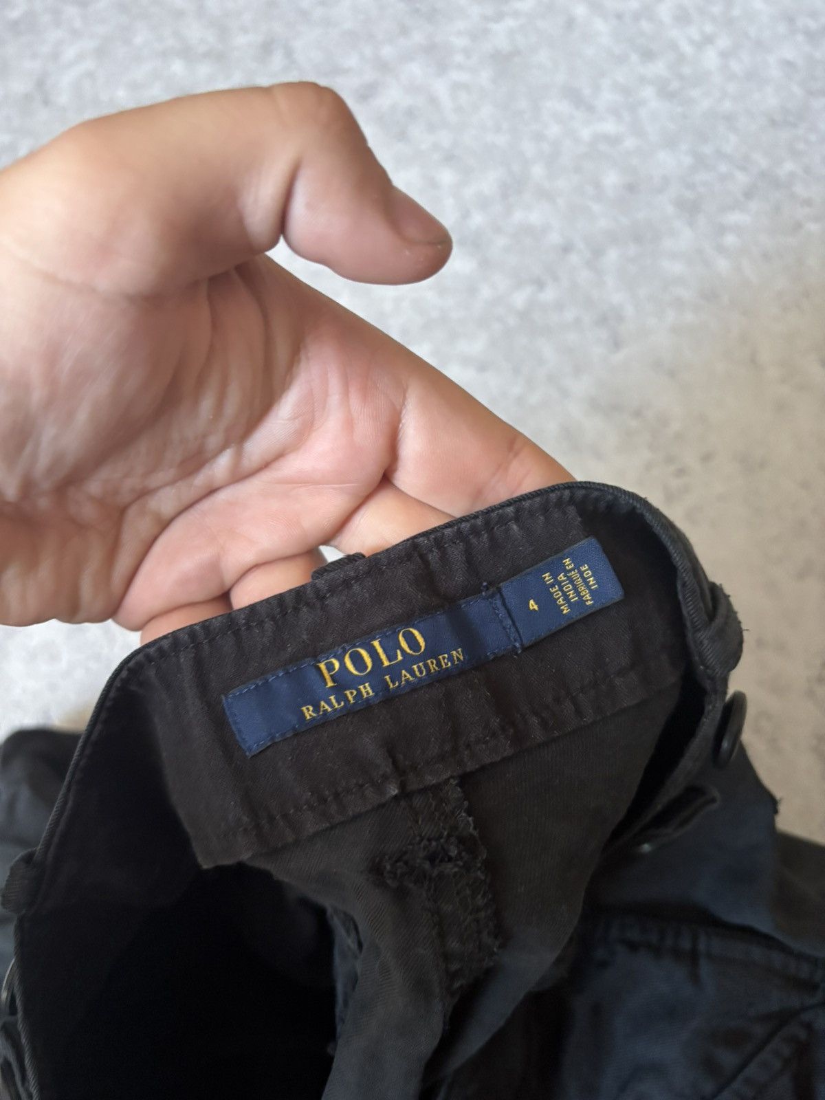 Vintage RALPH LAUREN CARGO PANTS Size 27" / US 4 / IT 40 - 3 Thumbnail