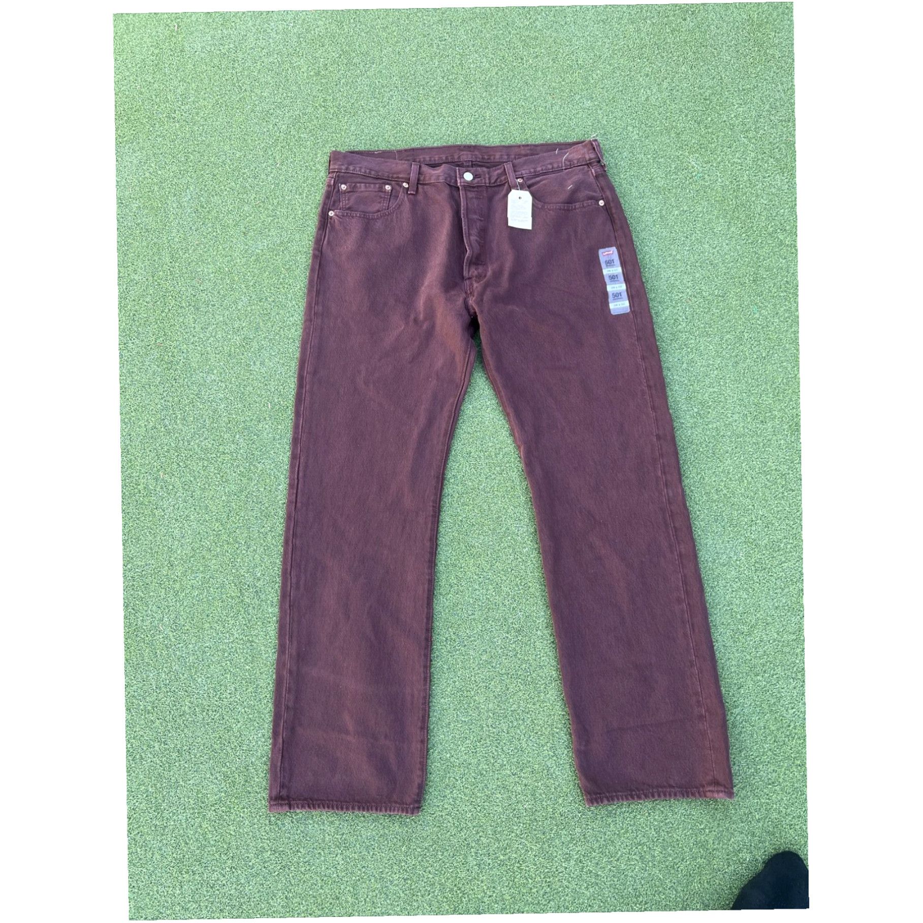 Levi's Levi’s 501 Original Men's Straight Leg Button Fly Jeans Size 38x32 Denim Size US 38 / EU 54 - 5 Thumbnail