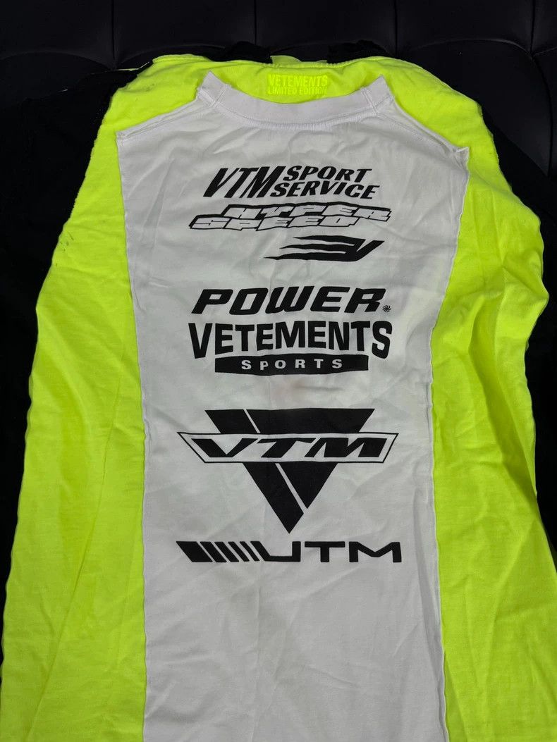 Vetements Vetements Racing Long Sleeve Patchwork Sweatshirt Size US S / EU 44-46 / 1 - 4 Thumbnail