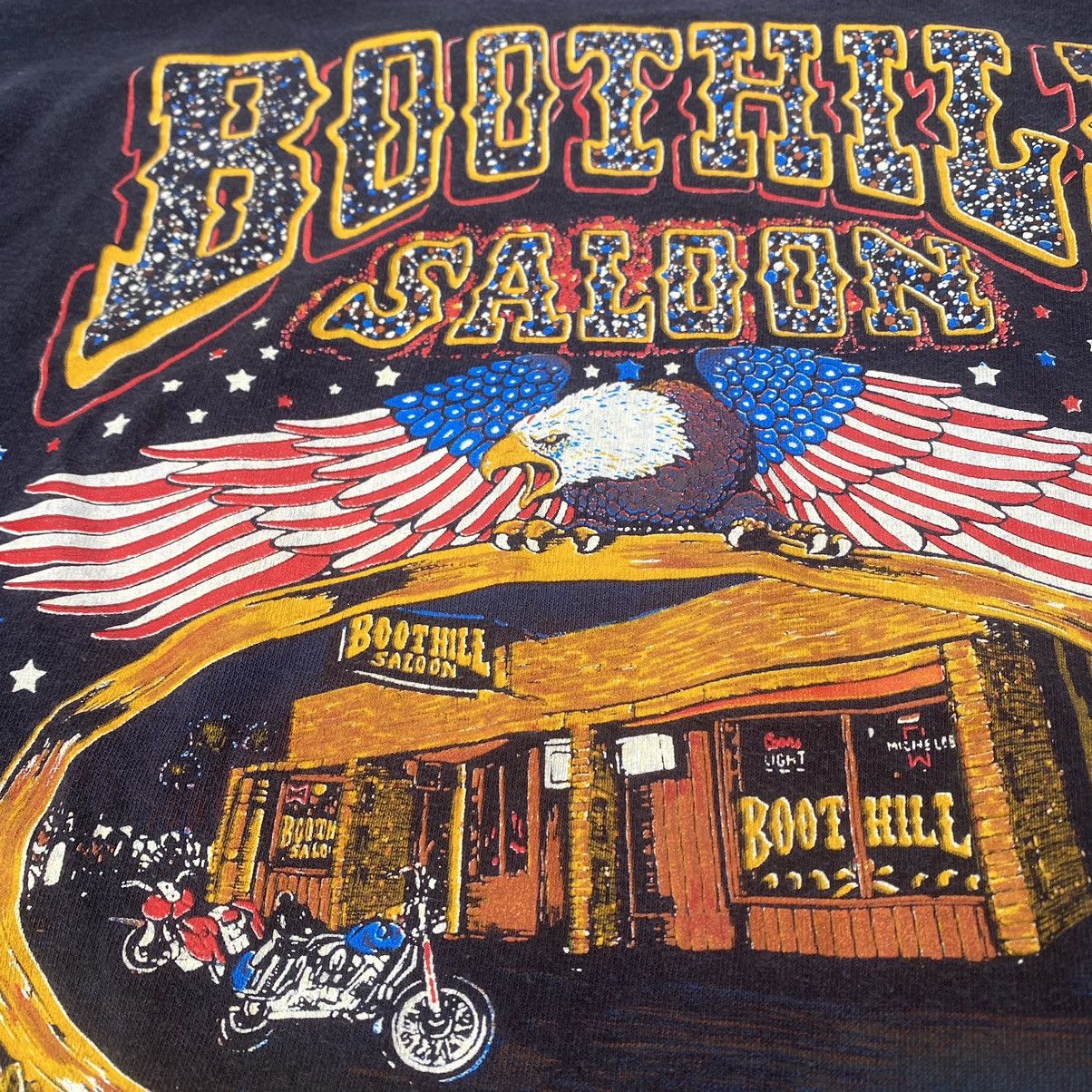 Harley Davidson 1980s Boothill Saloon America sleeve hits Size US M / EU 48-50 / 2 - 4 Thumbnail