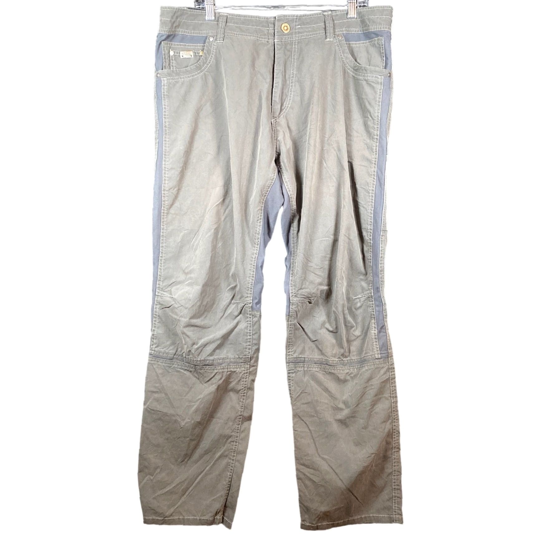 Vintage Kuhl Mens Pants Green Patent Pending Straight Leg Hiking Outdoor Stretch 38x32 Size US 38 / EU 54 - 2 Thumbnail
