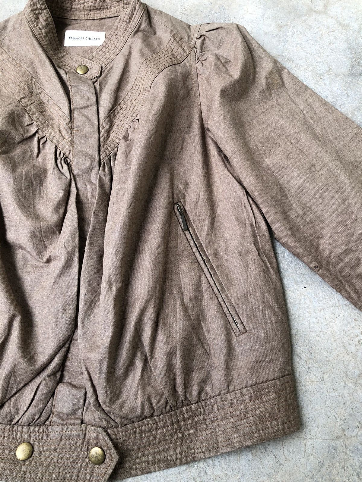Issey Miyake Vintage issey Miyake Tsumori Chisato Cropped Button Jacket Size XS / US 0-2 / IT 36-38 - 9 Thumbnail
