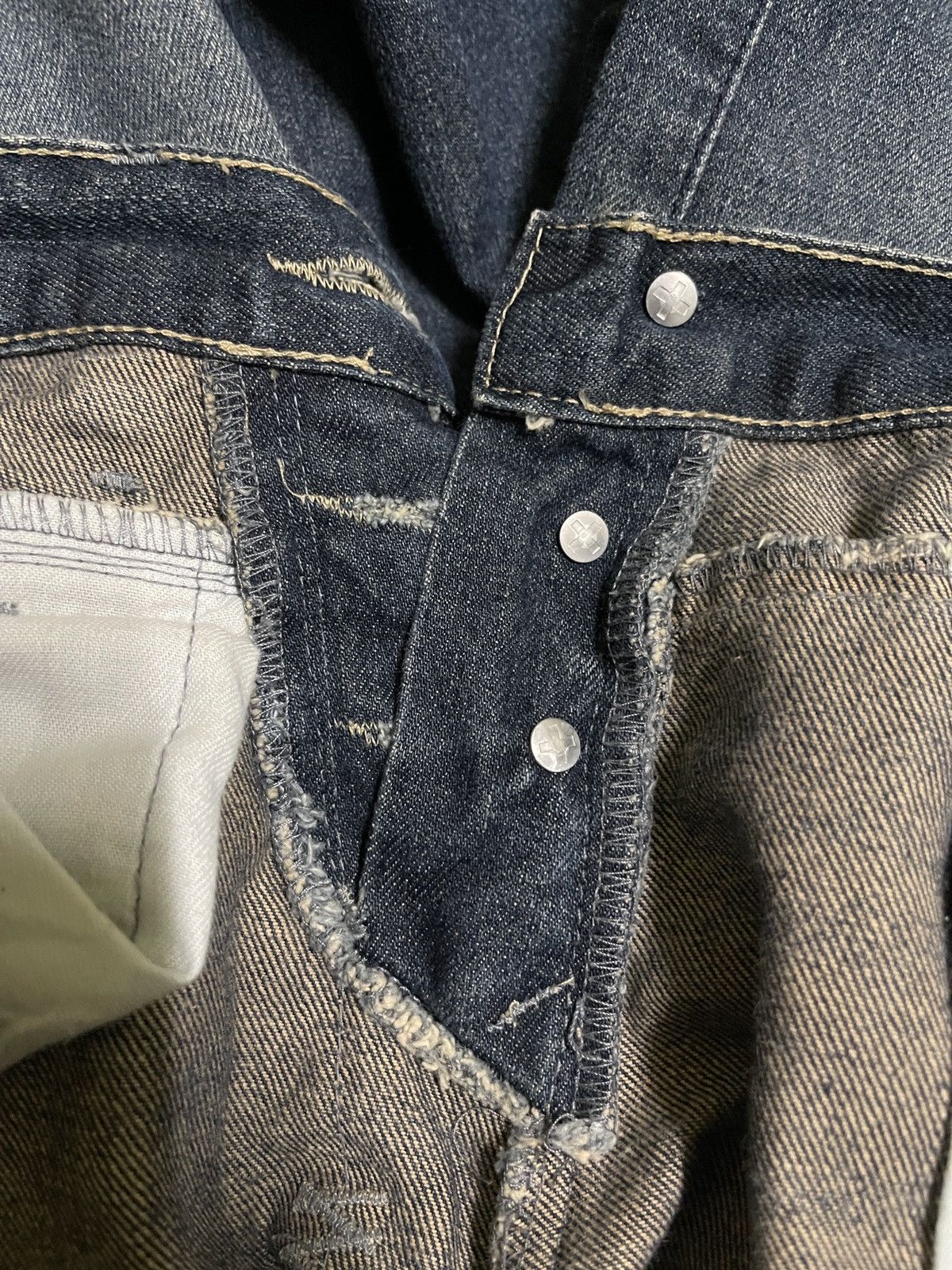 Ksubi Ksubi Wide Leg Vintage Wash Jeans Size 28" / US 6 / IT 42 - 18 Thumbnail
