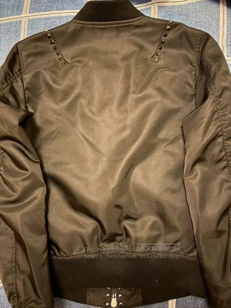 Valentino Valentino Nylon studded bomber jacket jacket Size US XS / EU 42 / 0 - 6 Thumbnail