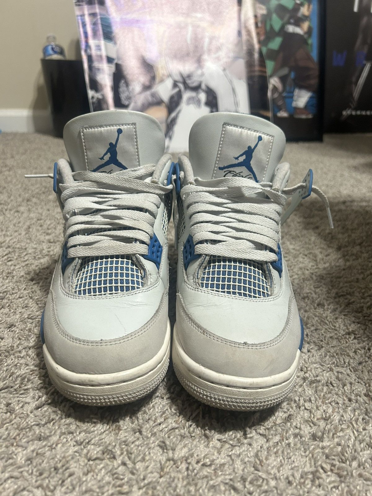 Jordan Brand jordan 4 military blue Size US 8.5 / EU 41-42 - 1 Thumbnail