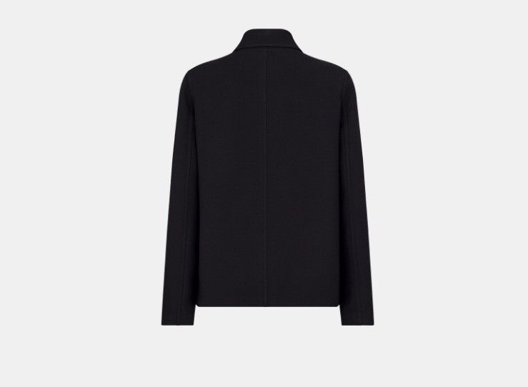 Dior o1w1db10425 221V02A Caro Jacket in Black Size XL / US 12-14 / IT 48-50 - 2 Thumbnail