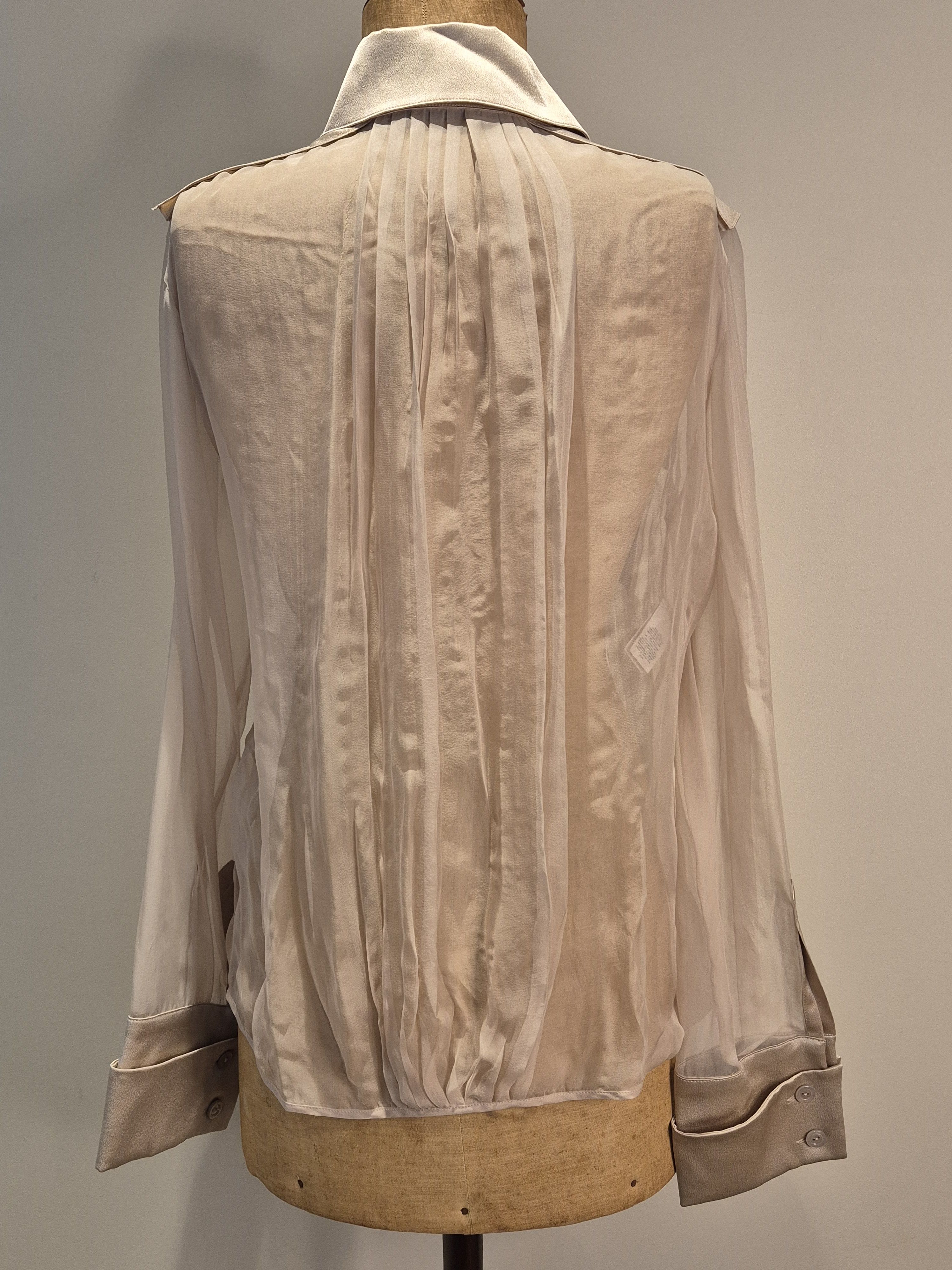 Alberta Ferretti Alberta Ferretti silk chiffon blouse Size S / US 4 / IT 40 - 2 Thumbnail