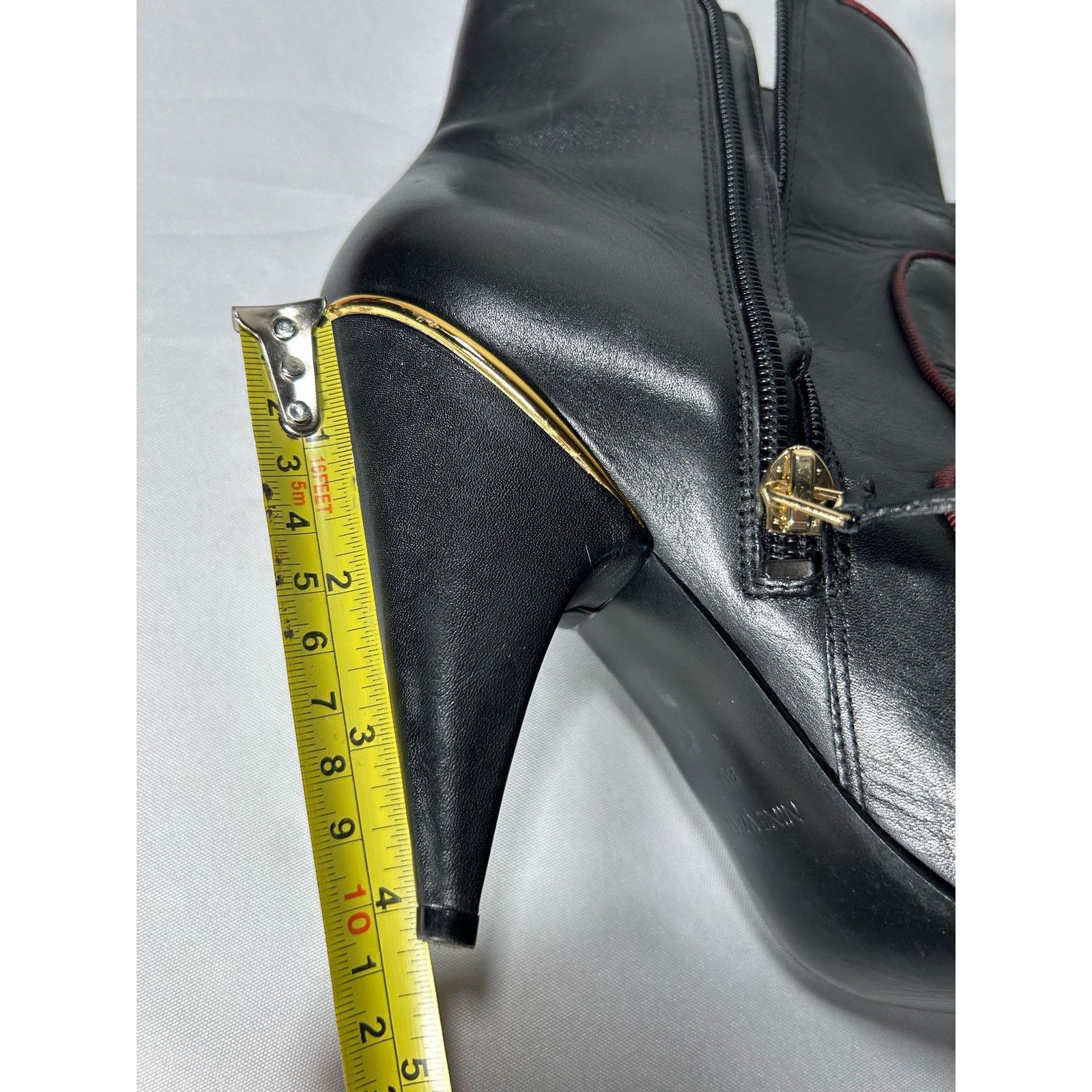 Nine West Nine West Westham Leather fabric Ankle Booties Sz 8 Size US 8 / IT 38 - 8 Thumbnail