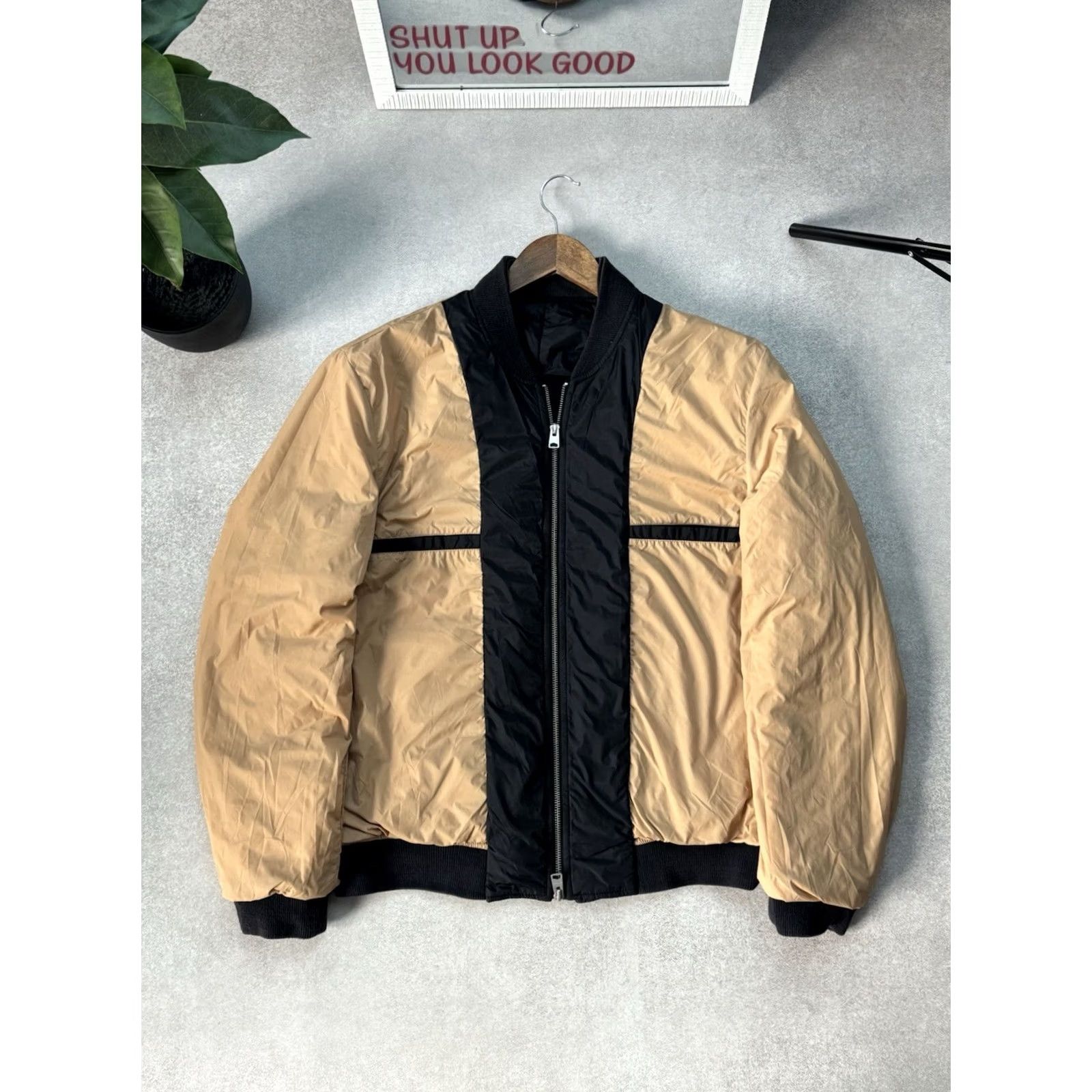 Allsaints VINTAGE AllSaints Bomber Jacket Navy Blue Nylon Reversible Men M Size Dark Blue 90s Army Streetwear USA Massimo Osti Archive Pockets Size US M / EU 48-50 / 2 - 3 Thumbnail
