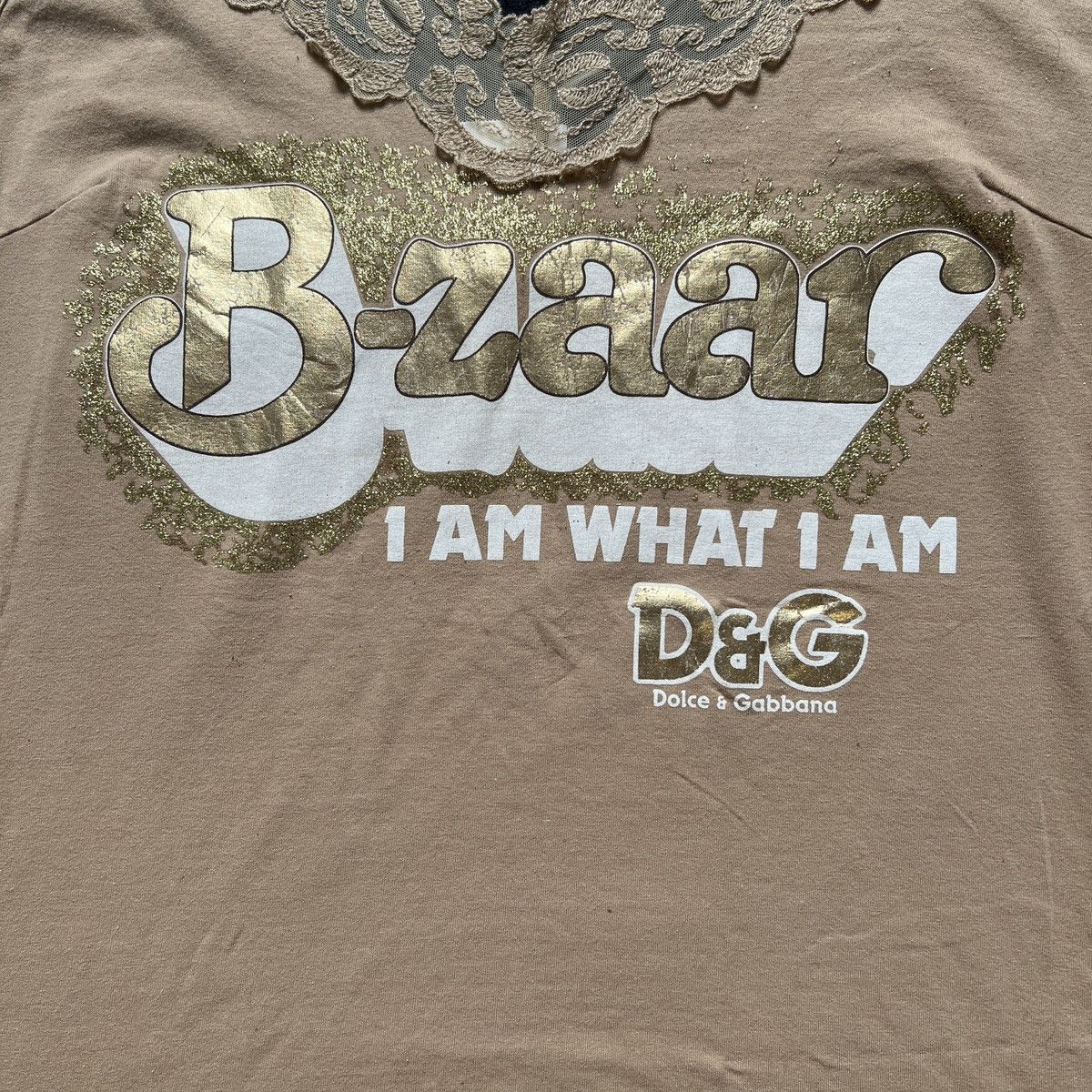 Dolce & Gabbana DOLCE GABBANA B-ZAAR I AM WHAT I AM PRINT TOP blouse bizarre Size L / US 10 / IT 46 - 3 Thumbnail