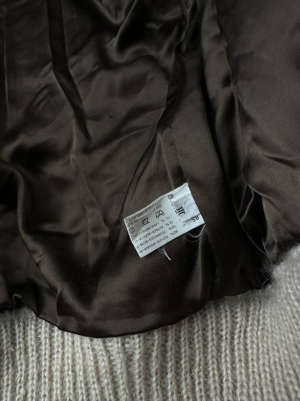 Japanese Brand × Les Copains × Vintage Vintage Japanese Mohair Alpaca Beige Les Copains Jacket Size US L / EU 52-54 / 3 - 13 Thumbnail