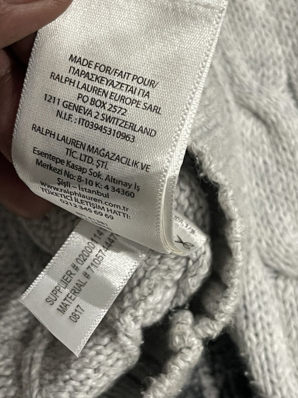 Polo Ralph Lauren Polo Ralph Lauren Cable Knit Sweater Size US L / EU 52-54 / 3 - 11 Thumbnail
