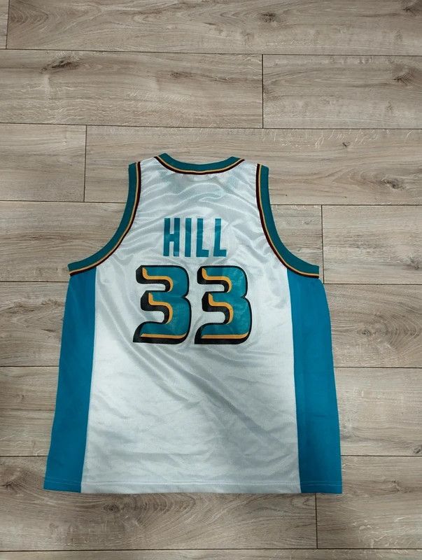 Champion Champion Detroit Pistons Grant Hill shirt jersey NBA logo 48 Size US L / EU 52-54 / 3 - 6 Thumbnail