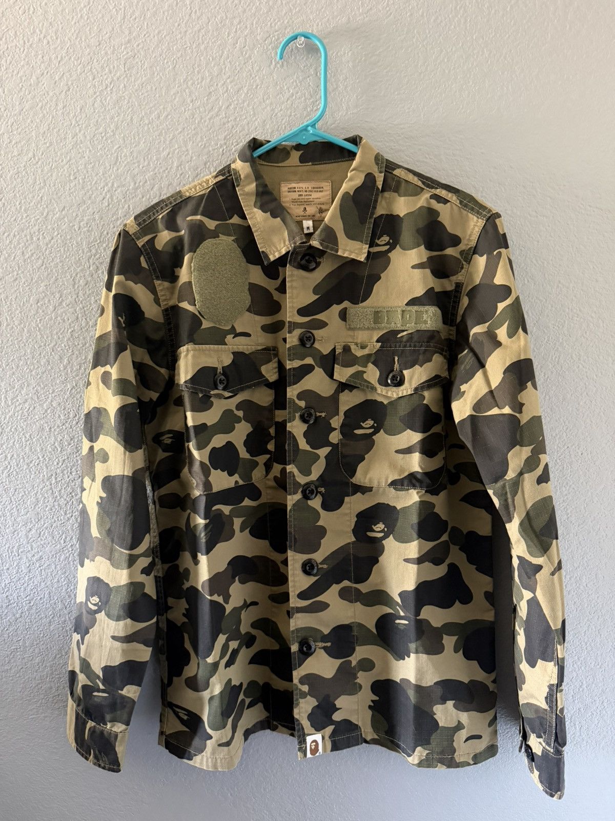 Bape 2000s BAPE ‘1st CAMO’ Martime Squadron Military Overshirt Size US M / EU 48-50 / 2 - 1 Thumbnail