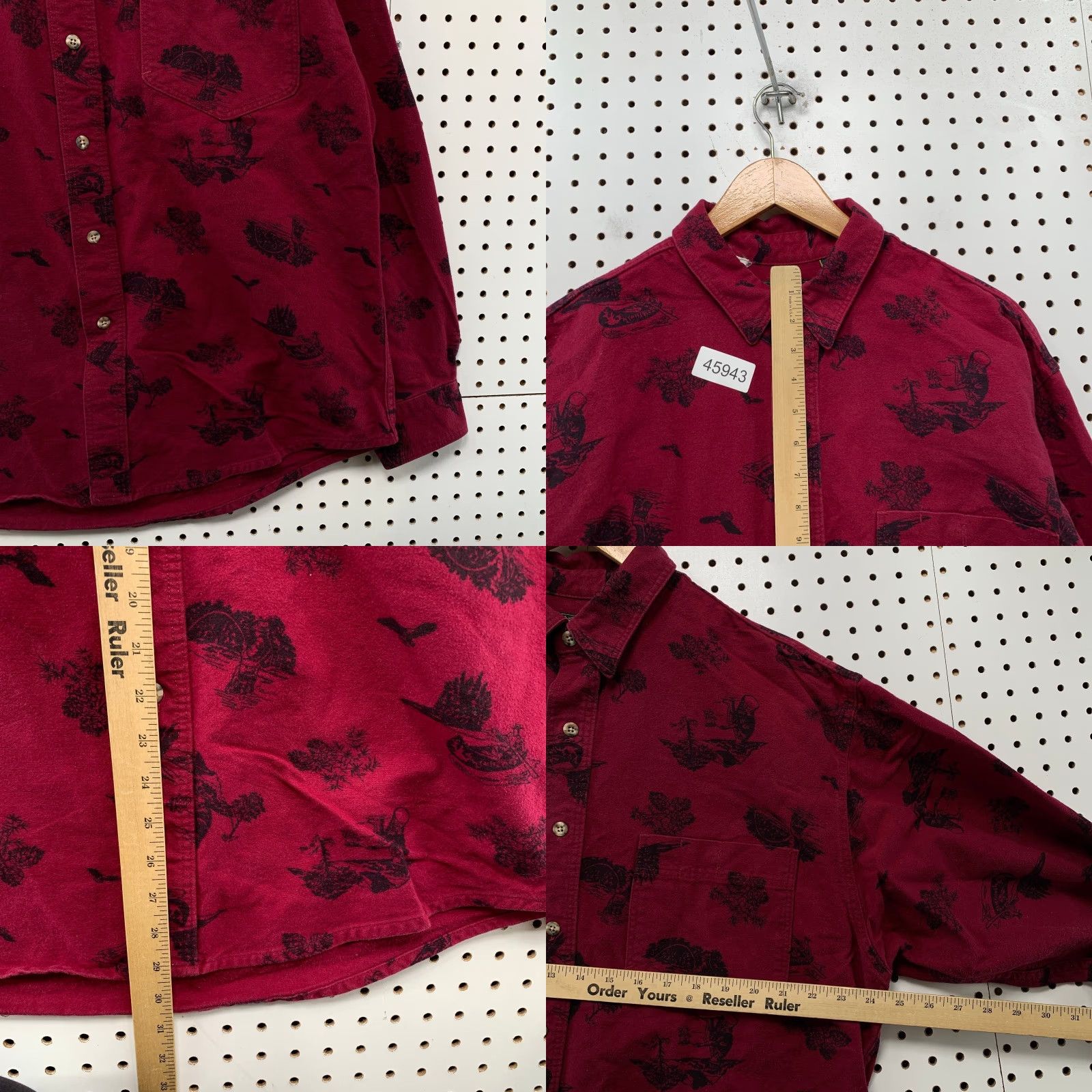 Eddie Bauer VINTAGE Eddie Bauer Button Shirt Mens XL 80s Red Fishing Hunting 90s Made USA Size US XL / EU 56 / 4 - 8 Thumbnail