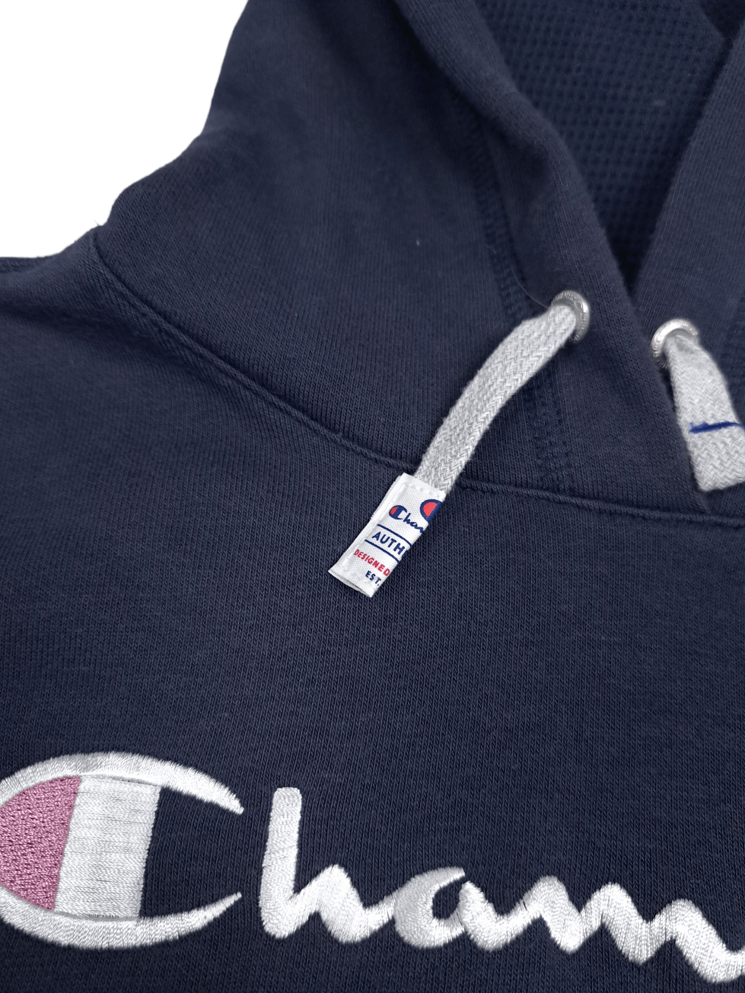 Champion × Vintage 💎 Vintage Big Spell out Logo Navy Champion Hoodie Size S Size US S / EU 44-46 / 1 - 4 Thumbnail