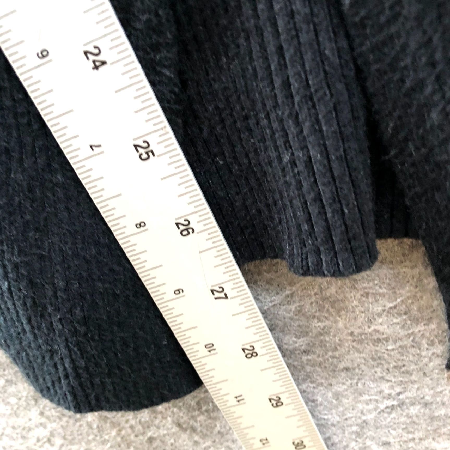 Abercrombie & Fitch Abercrombie & Fitch Split Hem Flare Ribbed Pants Womens S Black Pant Size S / US 4 / IT 40 - 7 Thumbnail