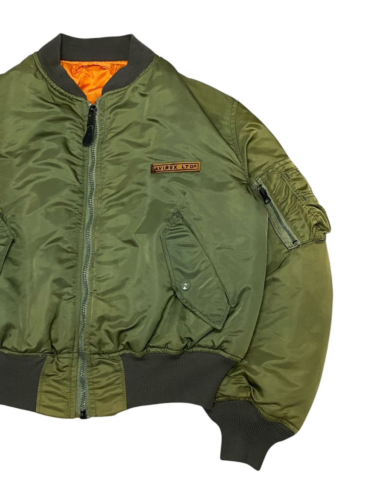 Avirex Vintage Avirex MA-1 Sun Faded Bomber Jacket Size US L / EU 52-54 / 3 - 7 Thumbnail
