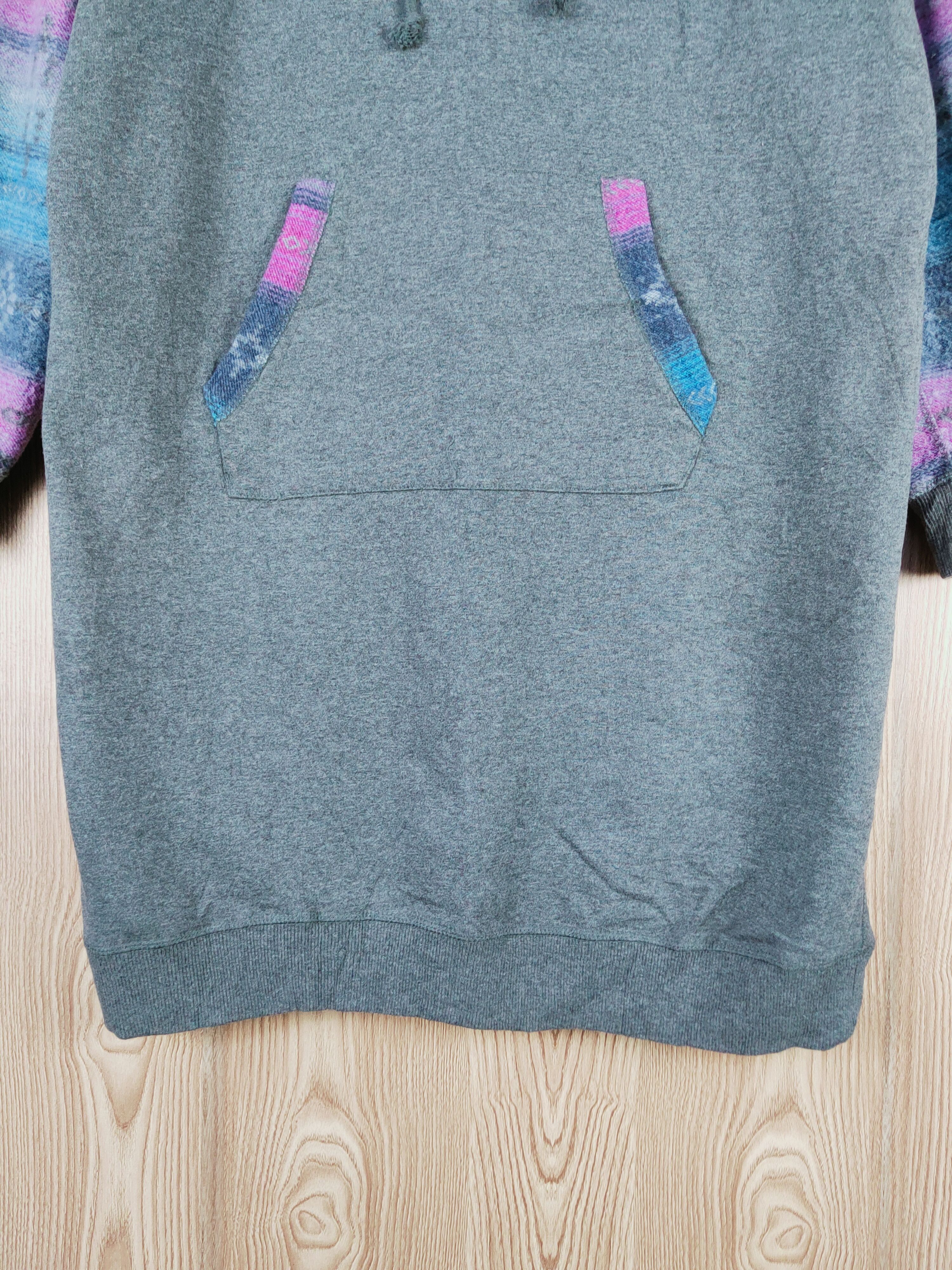 Japanese Brand × Vintage Japanese Brand Dark Gray Hoodie Long Sweatshirts Size L / US 10 / IT 46 - 7 Thumbnail