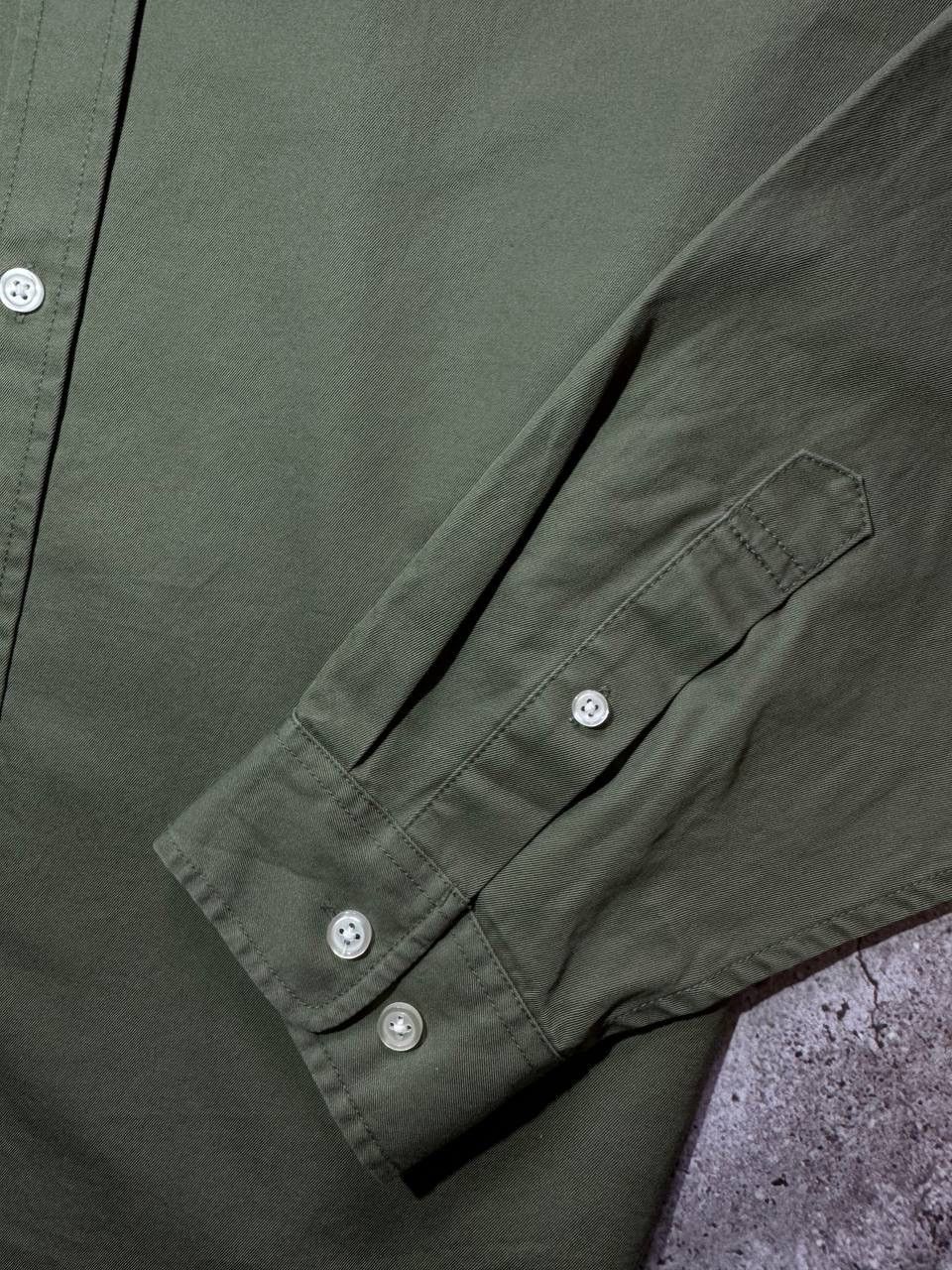 Supreme Supreme Rare Green 100% Cotton Shirt Button Up Long Sleeves Size US L / EU 52-54 / 3 - 5 Thumbnail