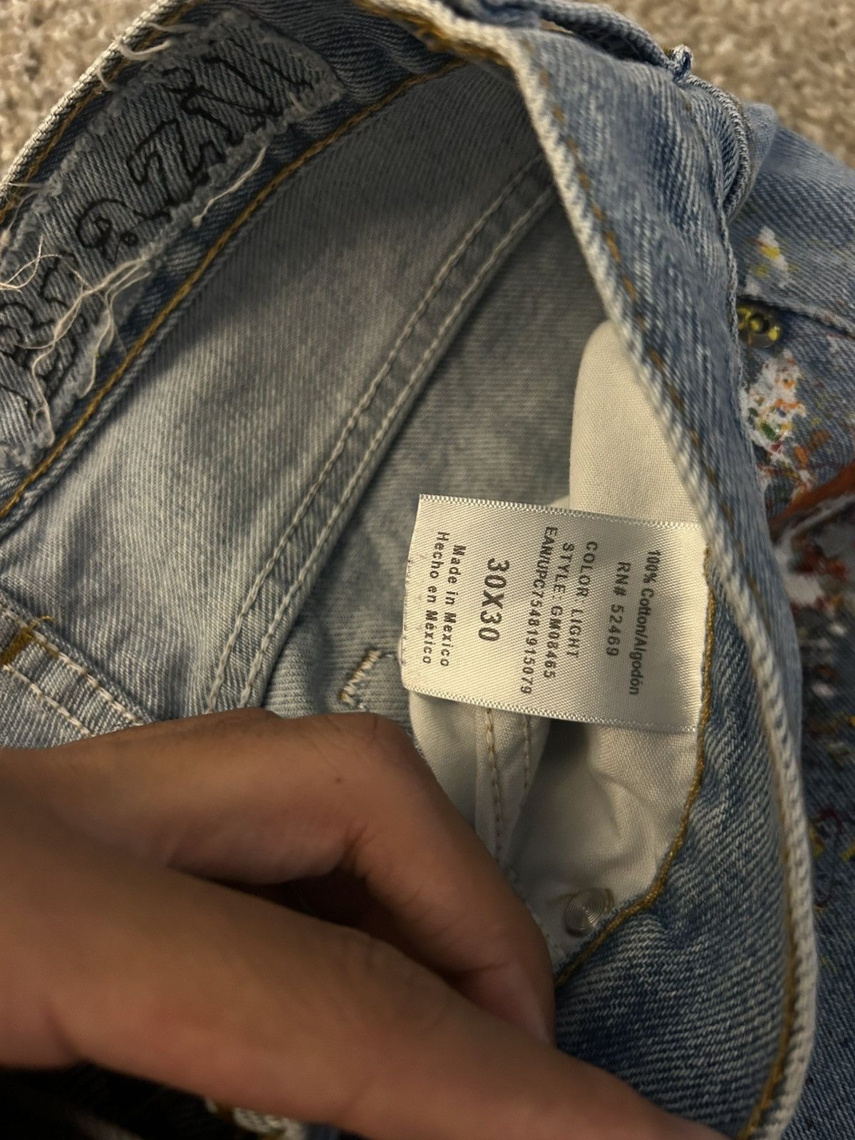 Other FromBrazil Light Wash Painter Flare Denim Size US 30 / EU 46 - 5 Thumbnail