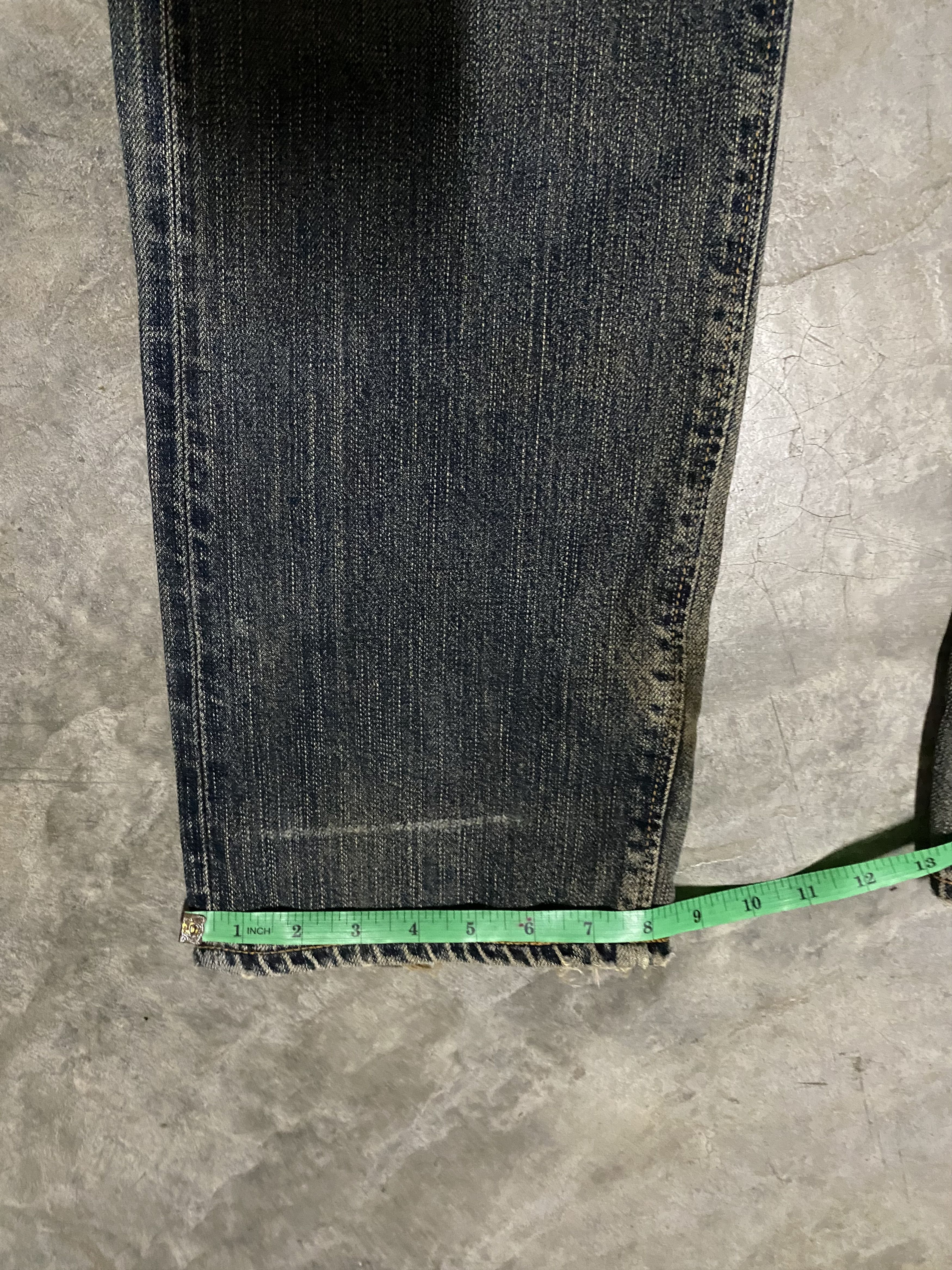 Edwin Vintage Edwin 505zx Mud Wash Selvedge Distressed Jeans Size US 32 / EU 48 - 24 Thumbnail
